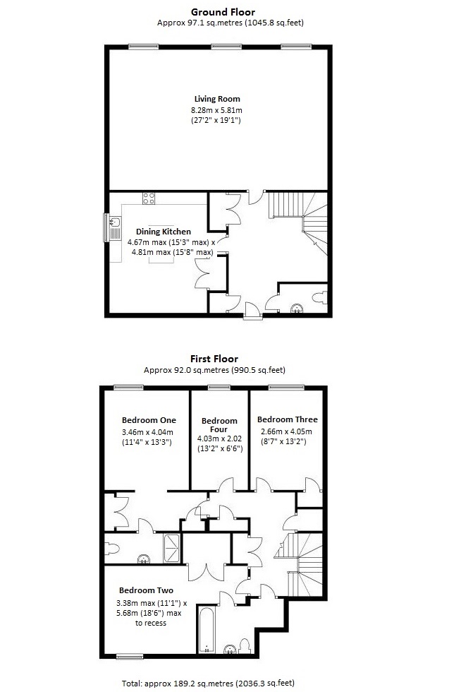 Floorplan for Main Street, Dickens Heath