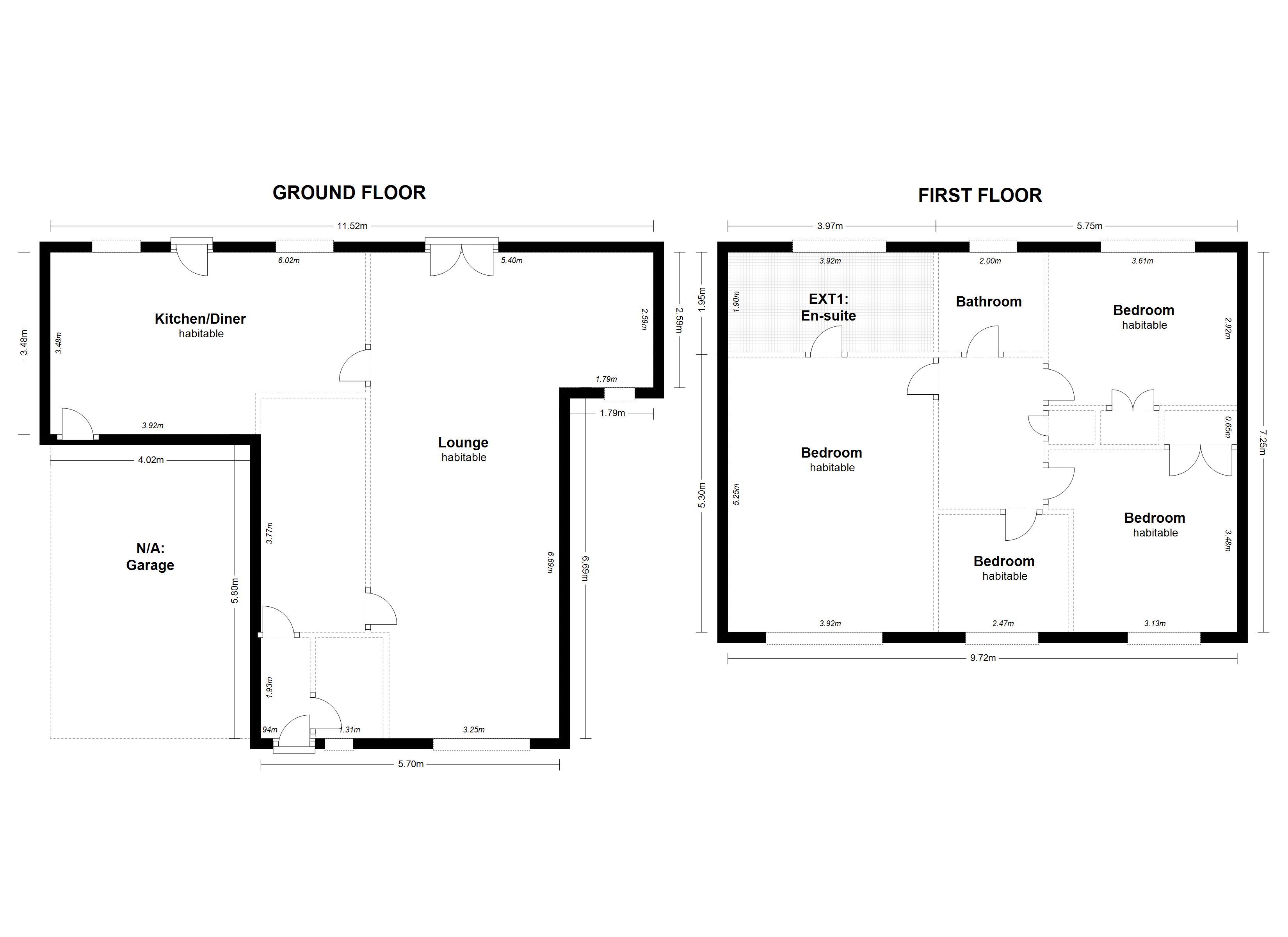 Floorplan for Olympus Close, Millisons Wood