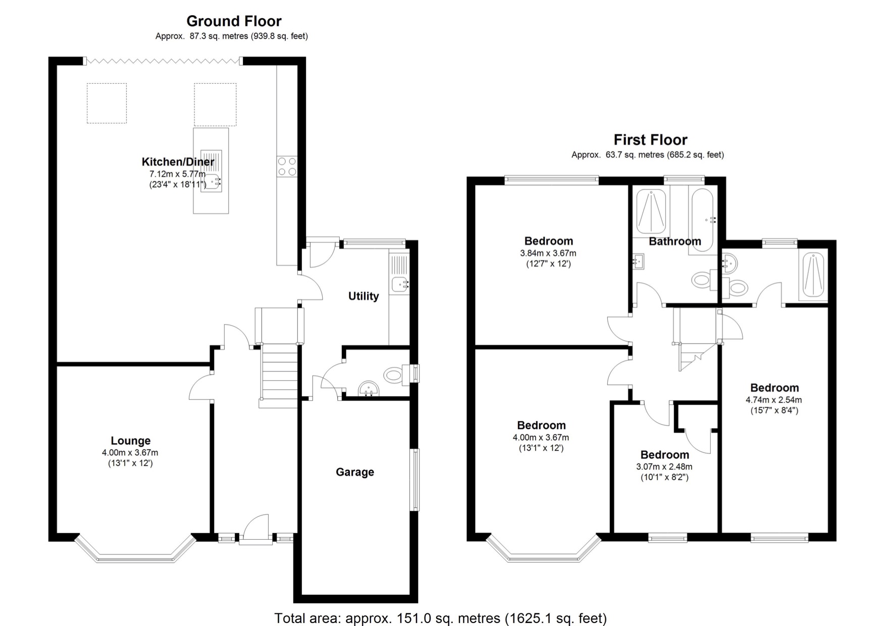 Floorplan for Bryanston Road, Solihull