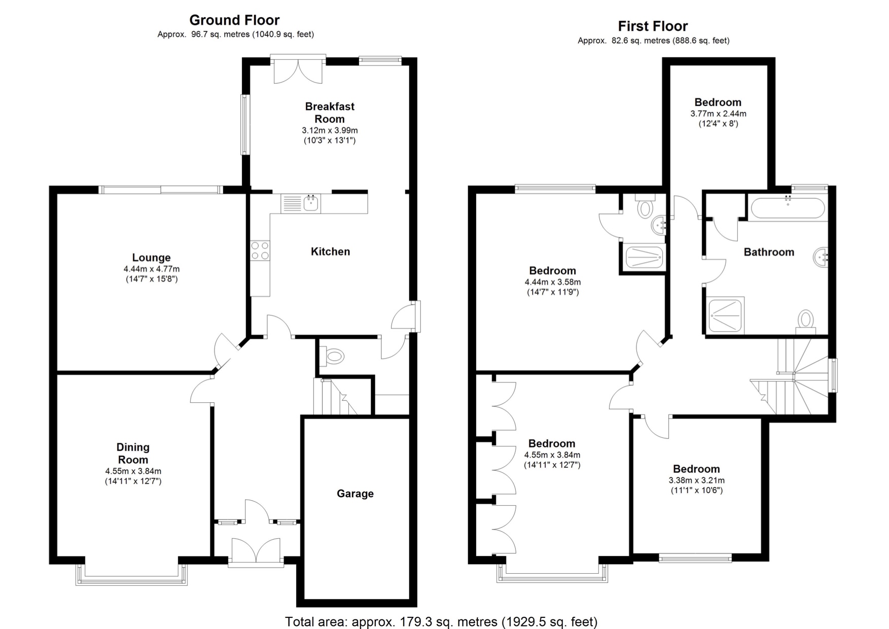 Floorplan for Widney Lane, Solihull