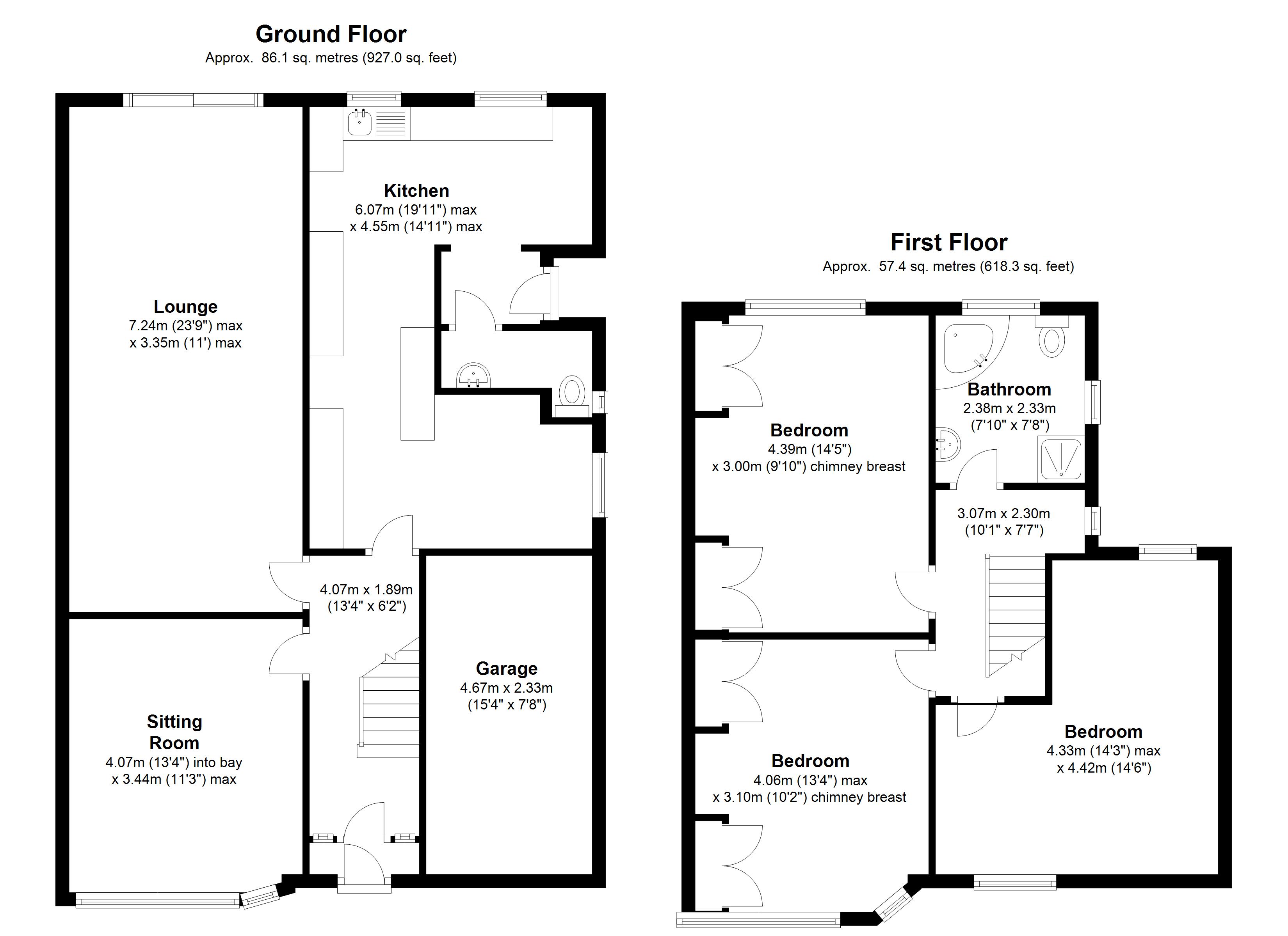 Floorplan for Ravenscroft Road, Solihull