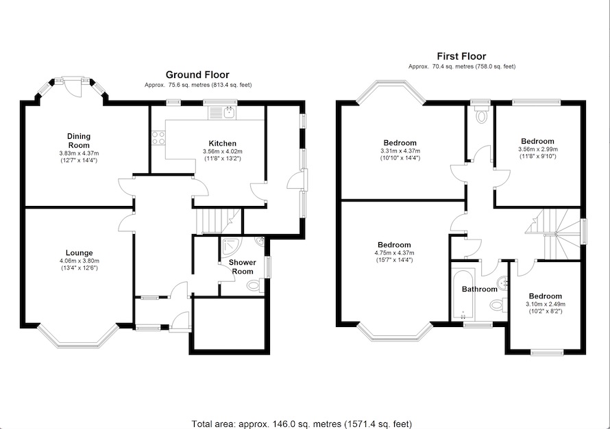 Floorplan for Upwey Avenue, Solihull