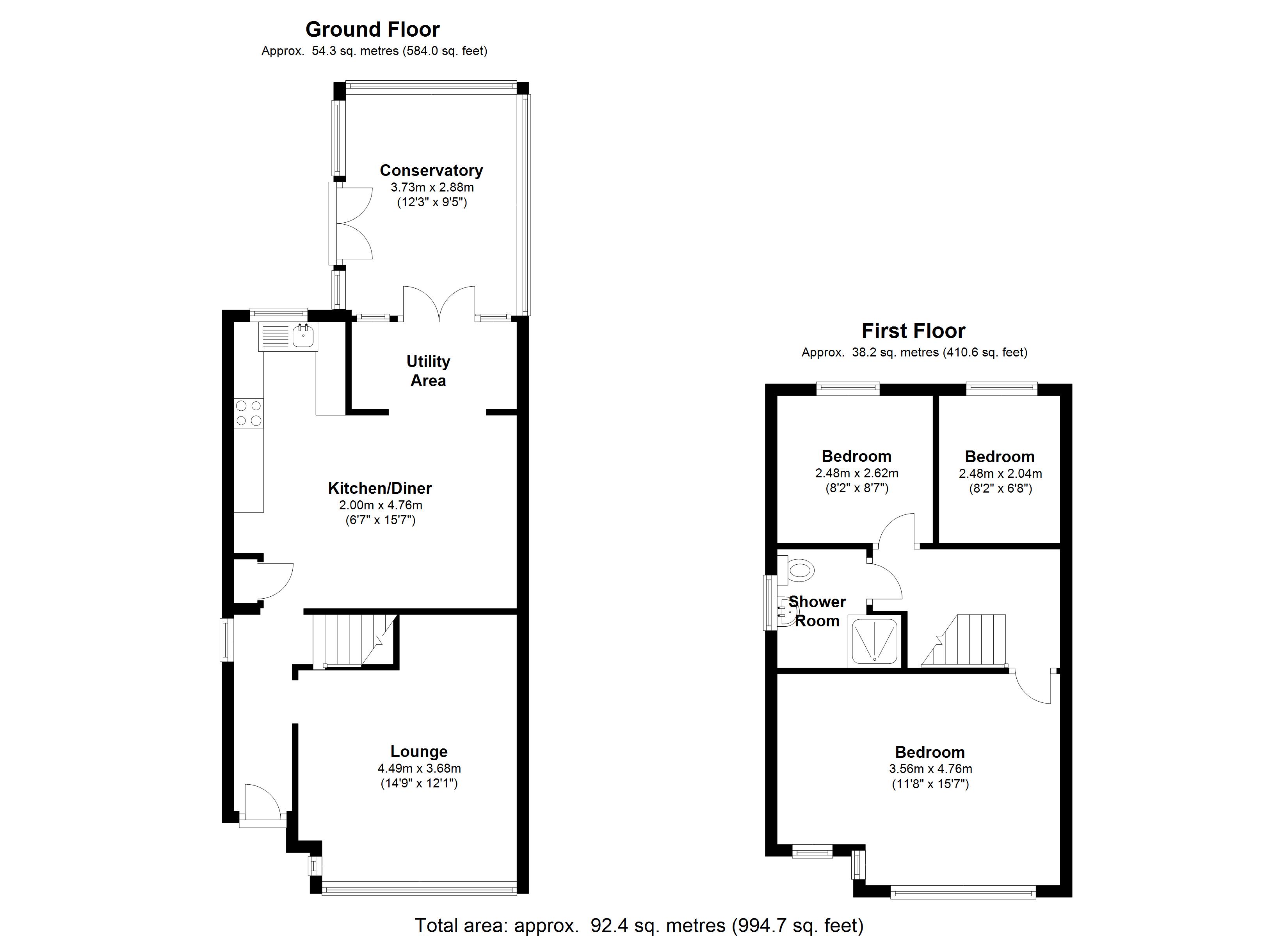 Floorplan for Redlands Road, Solihull