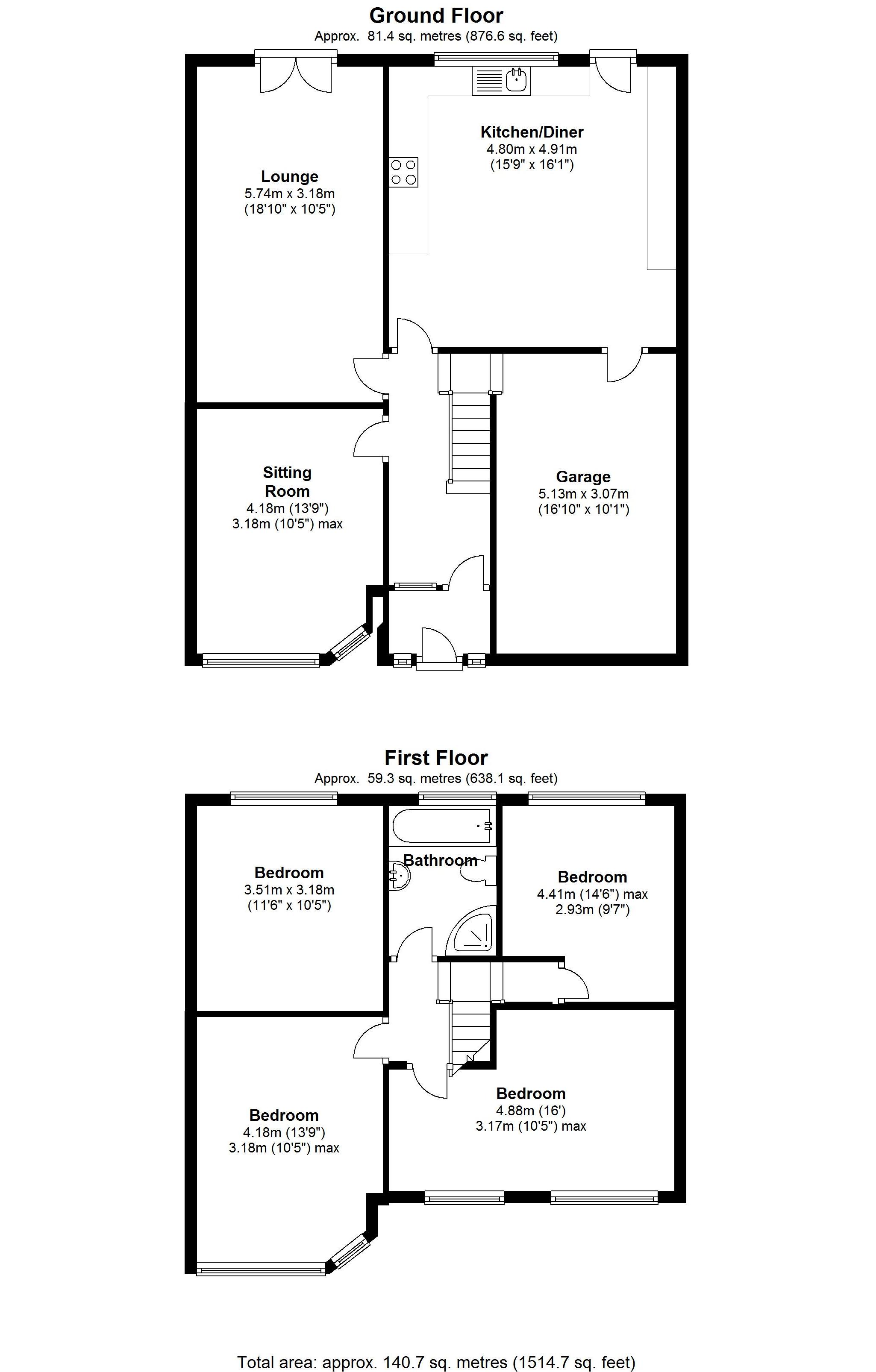 Floorplan for Antony Road, Shirley