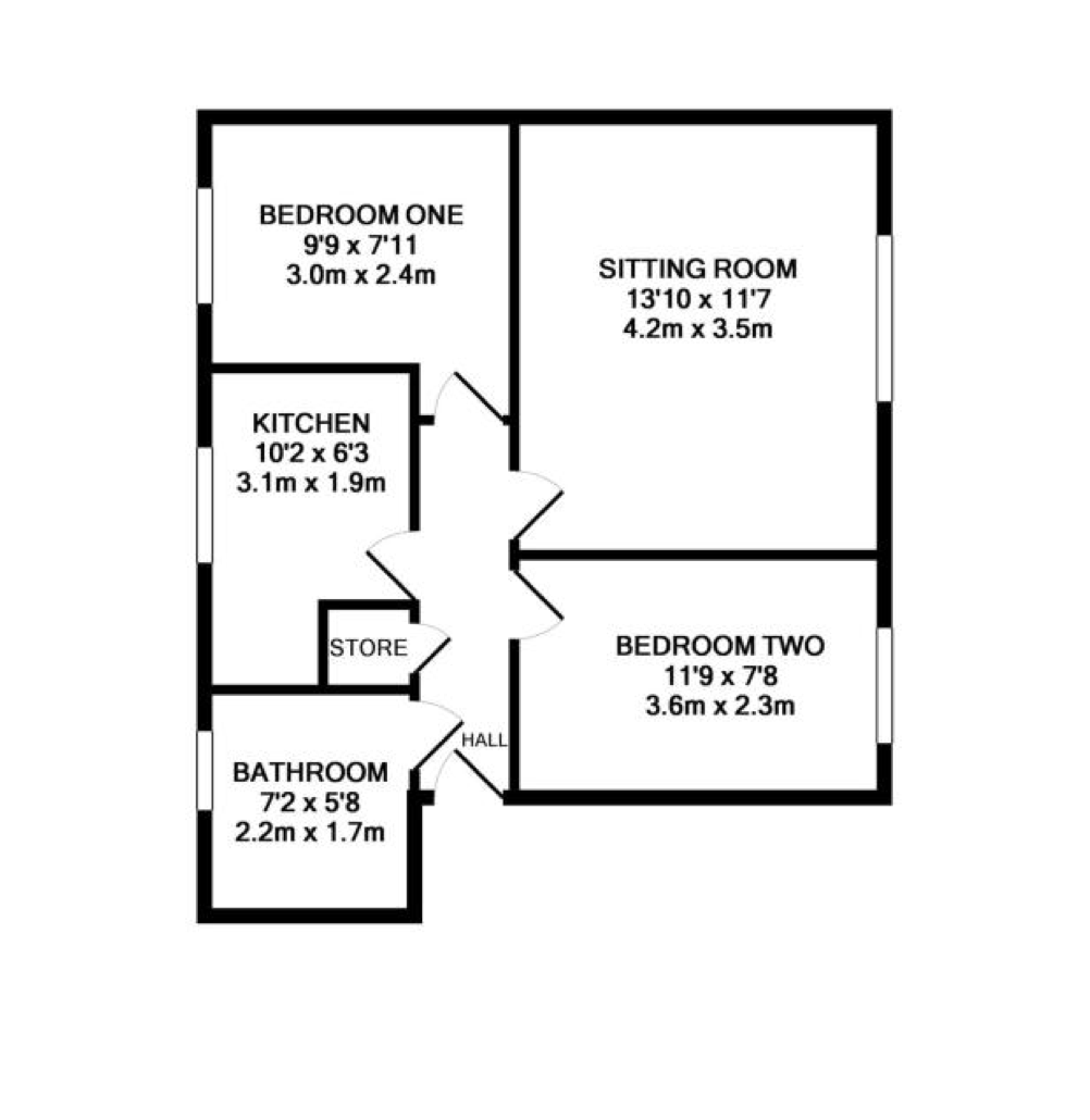 Floorplan for Glendale Way, Coventry