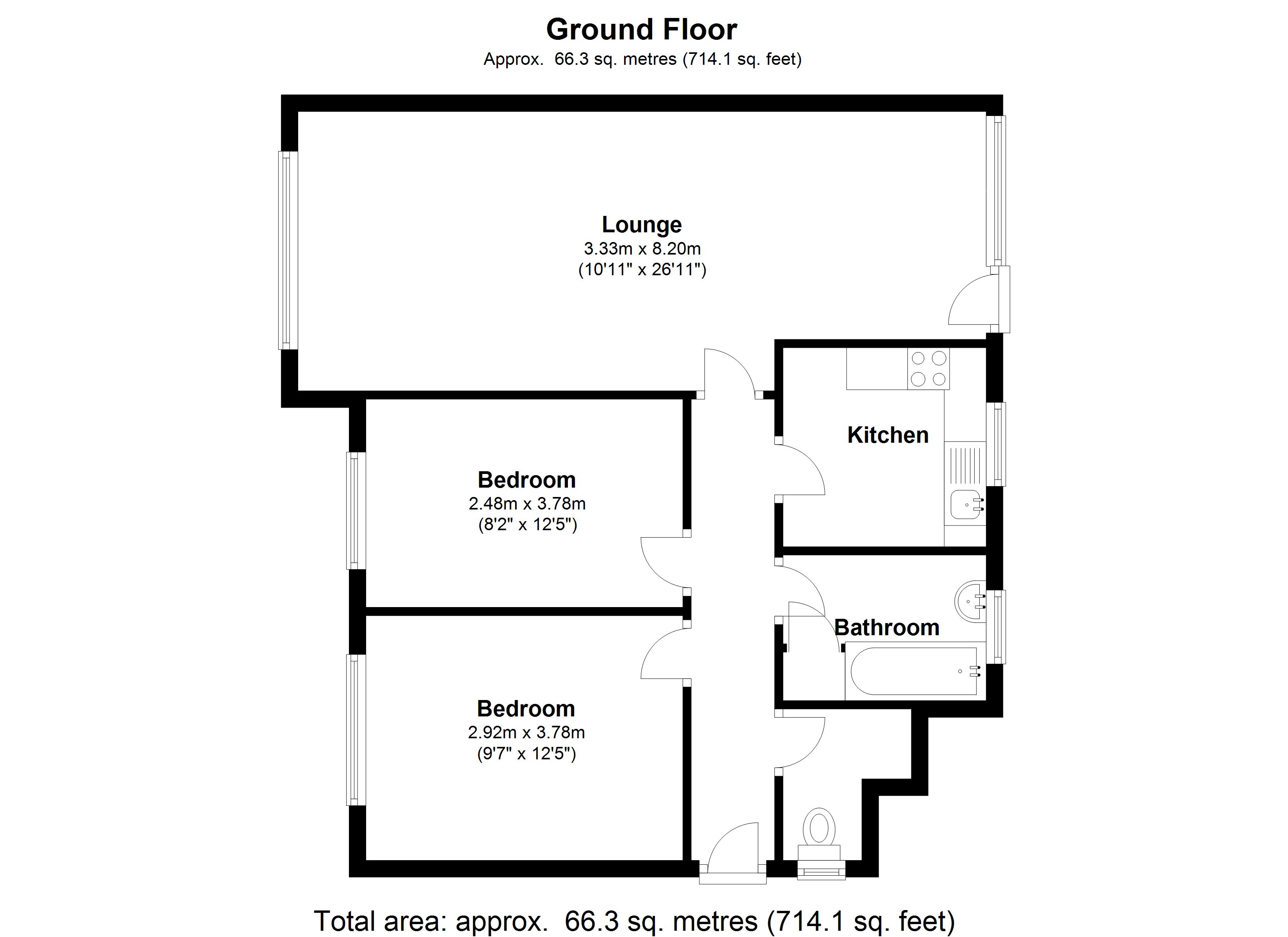 Floorplan for Featherstone Crescent, Solihull