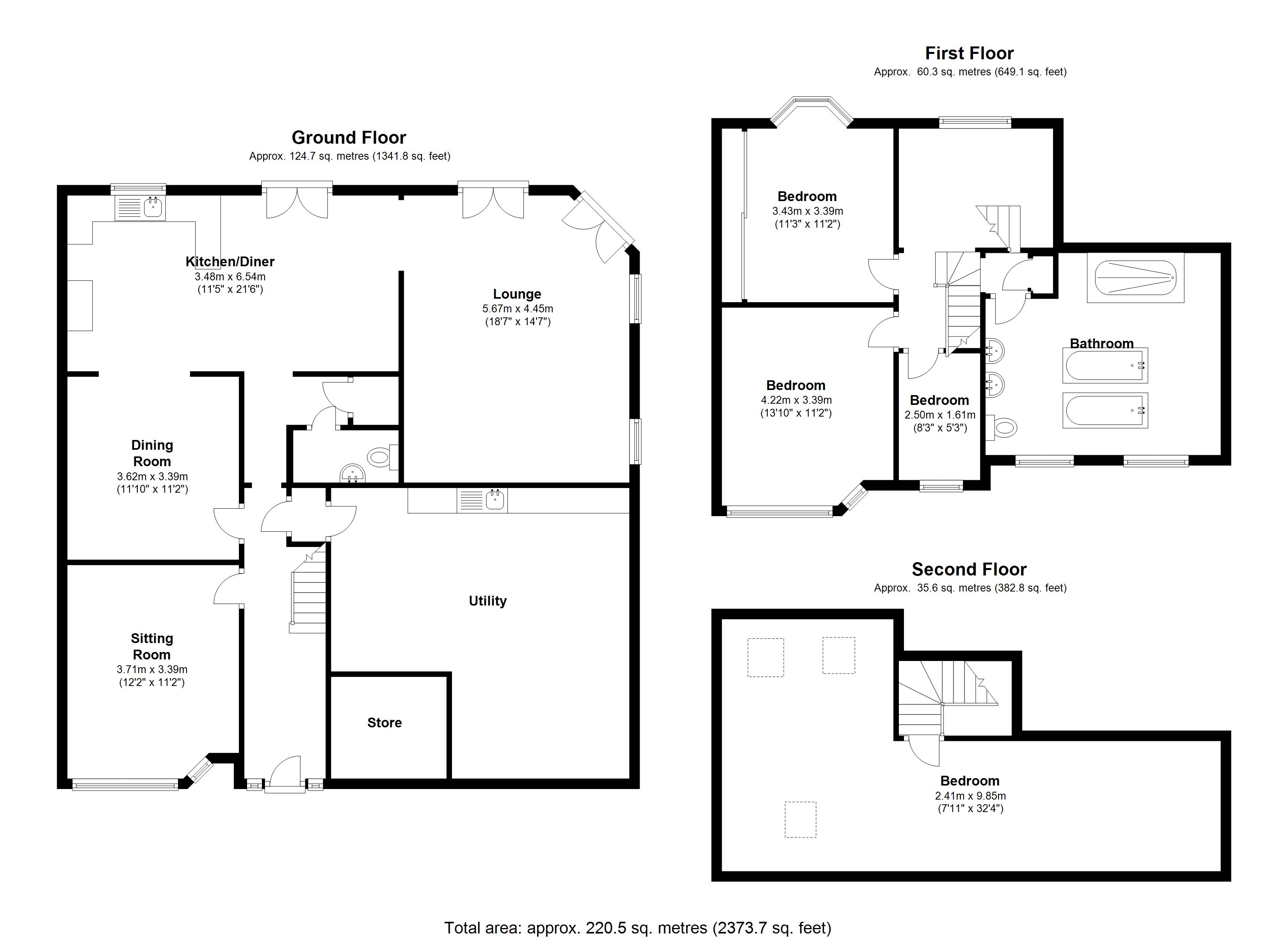 Floorplan for Dursley Close, Solihull