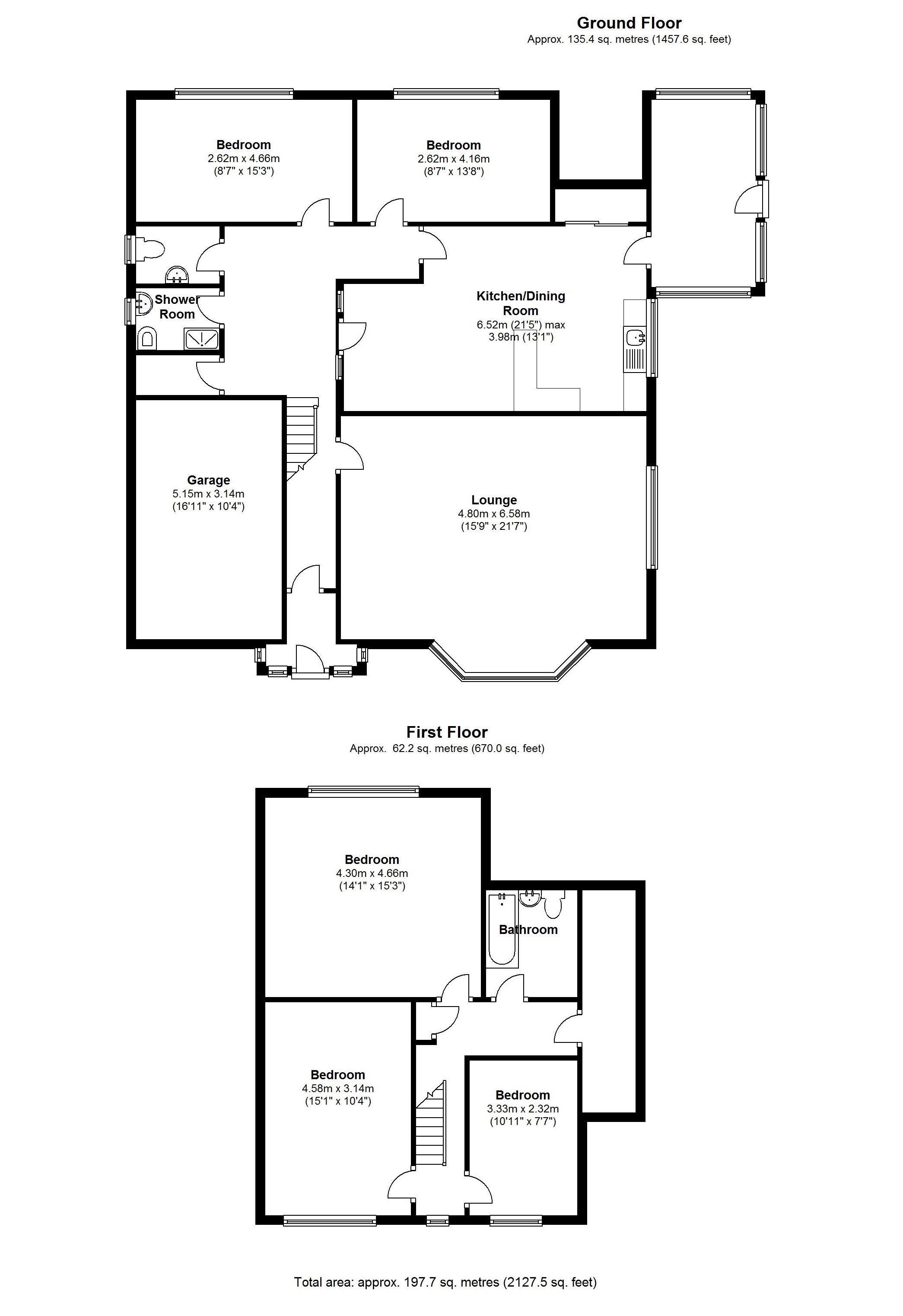 Floorplan for Kelsey Lane, Balsall Common