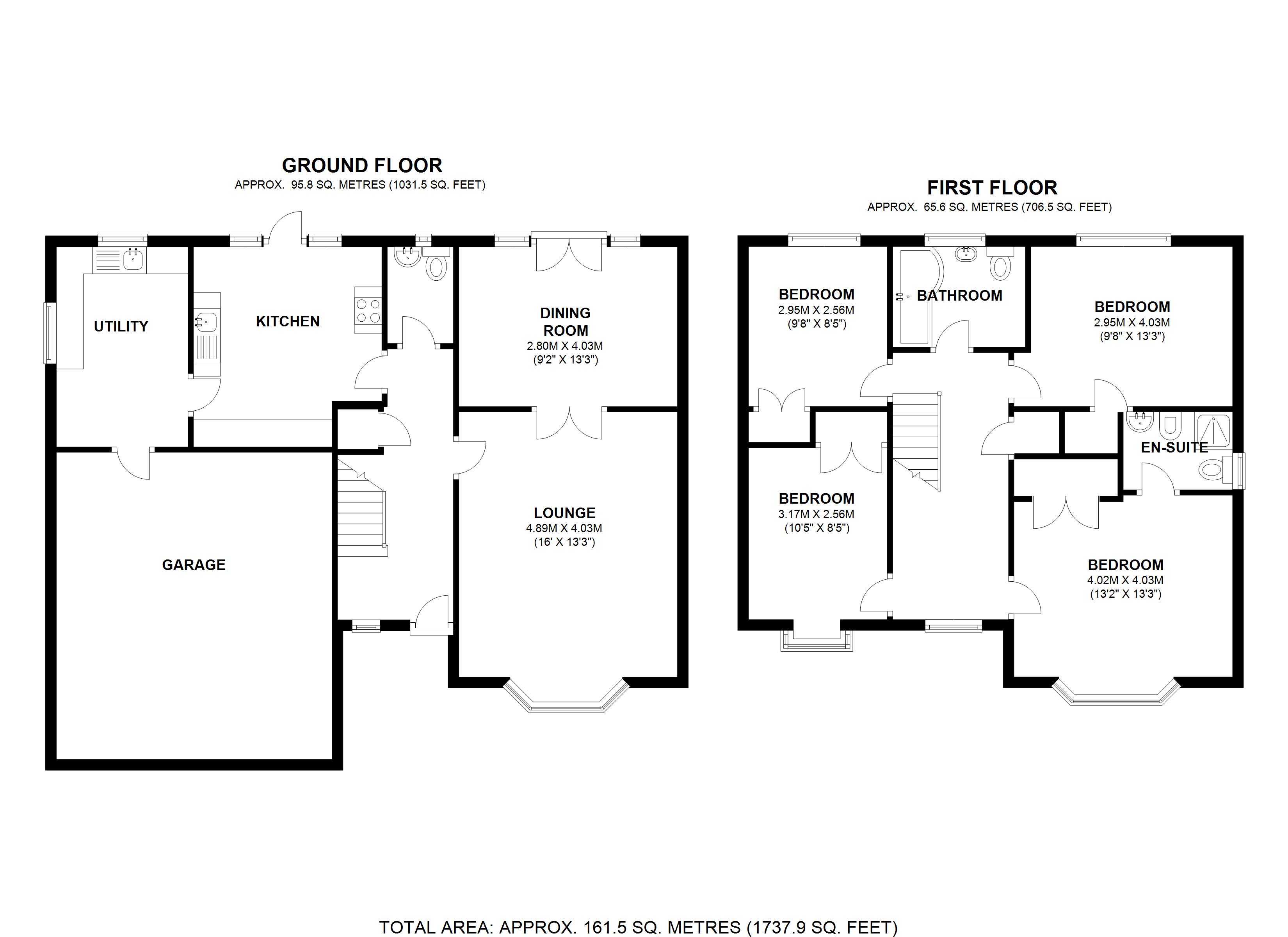 Floorplan for Hazelton Close, Solihull