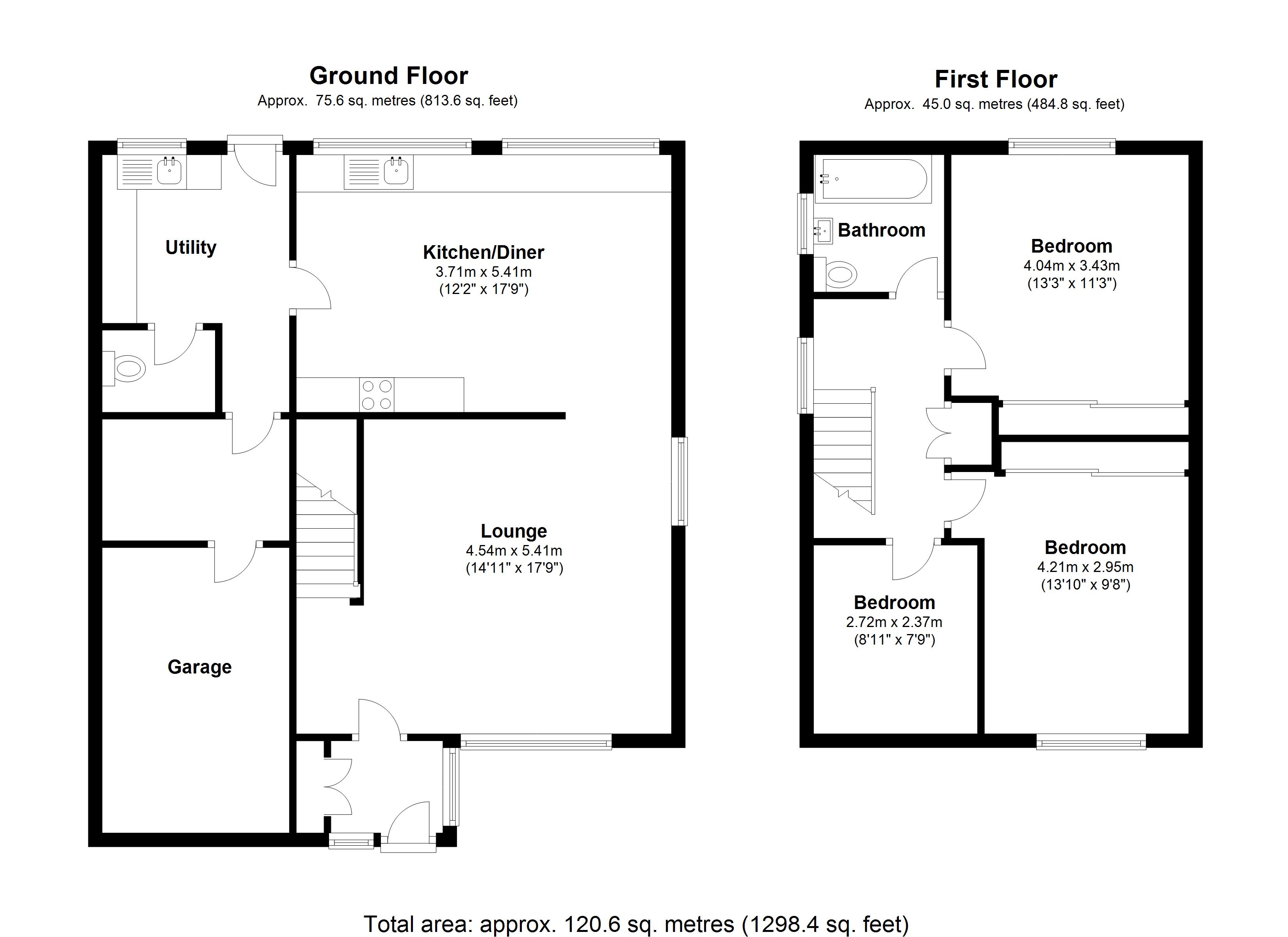 Floorplan for Eastfield Drive, Solihull