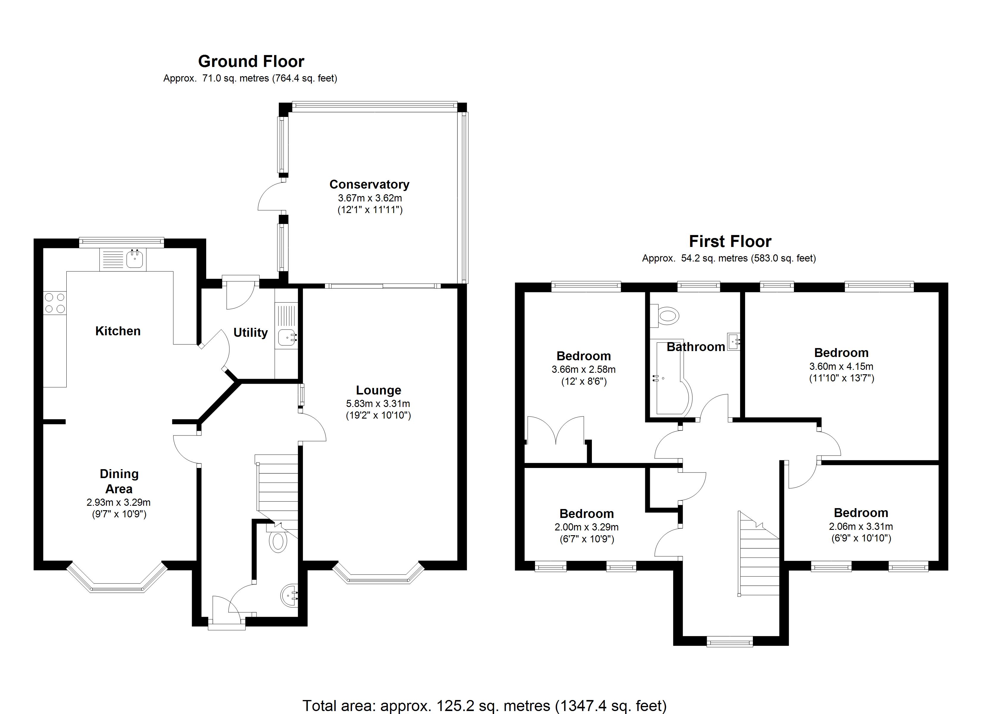 Floorplan for Hollyhurst Grove, Solihull