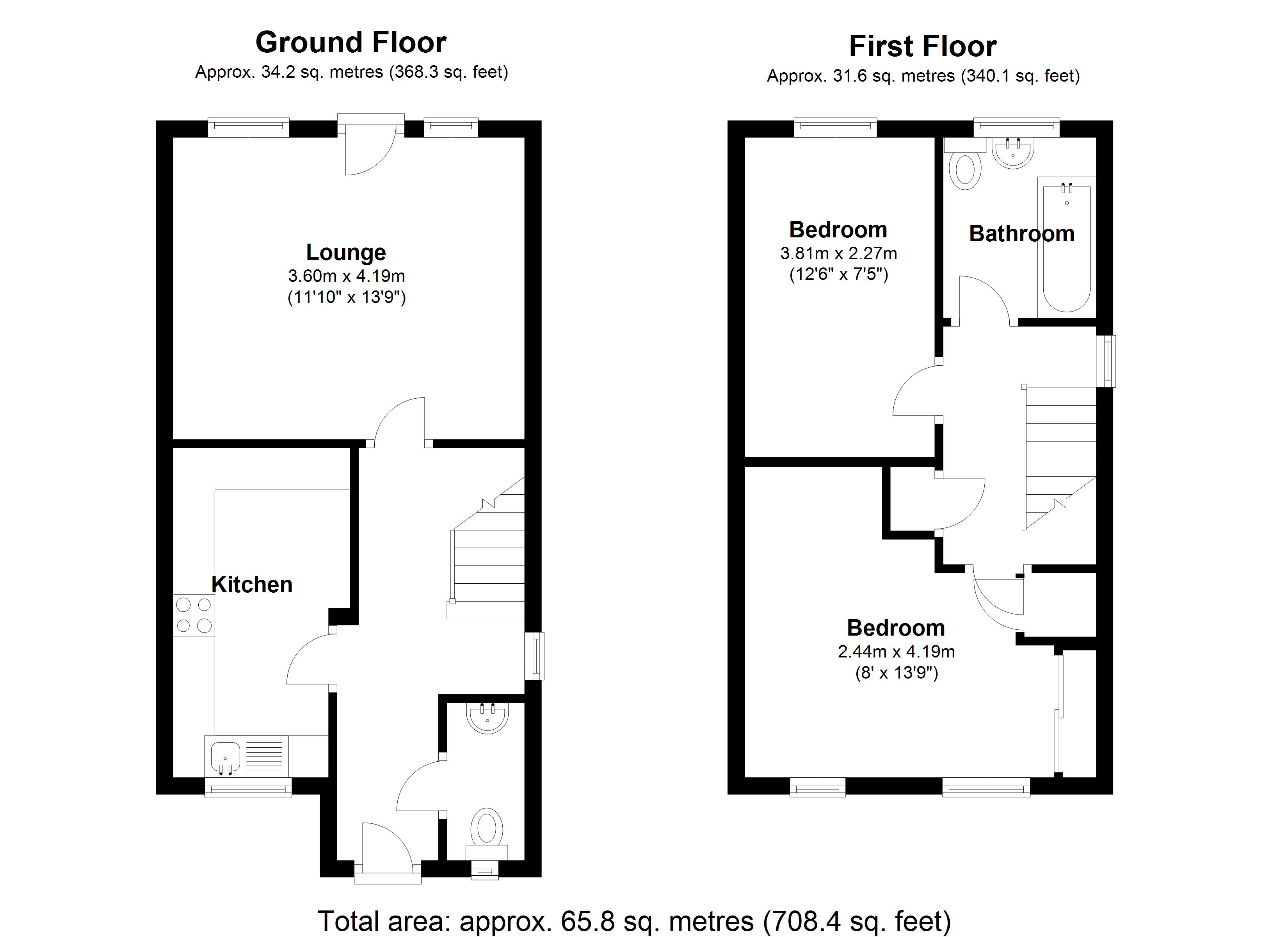 Floorplan for Riddings Hill, Coventry