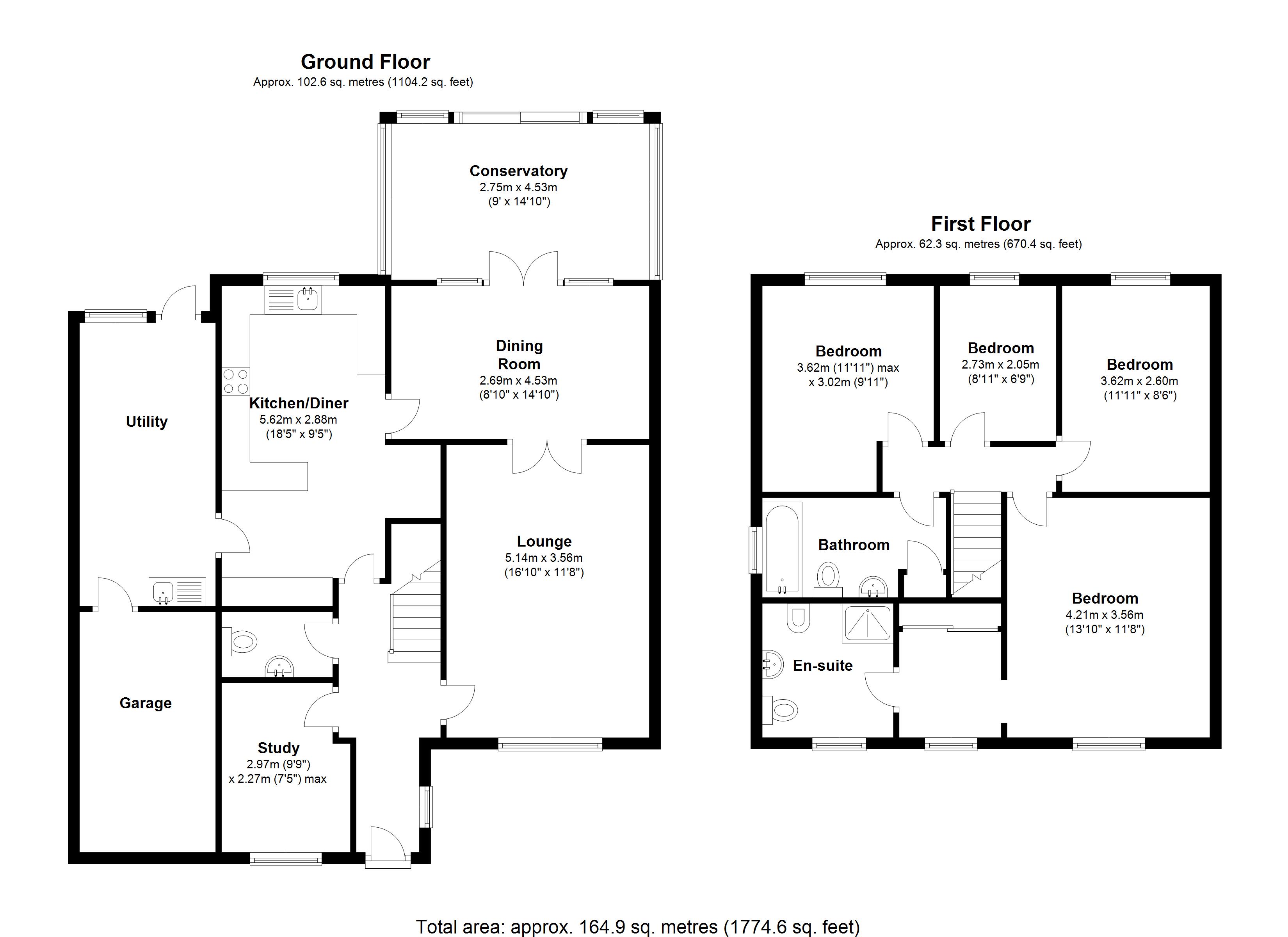 Floorplan for Alderdale Crescent, Solihull