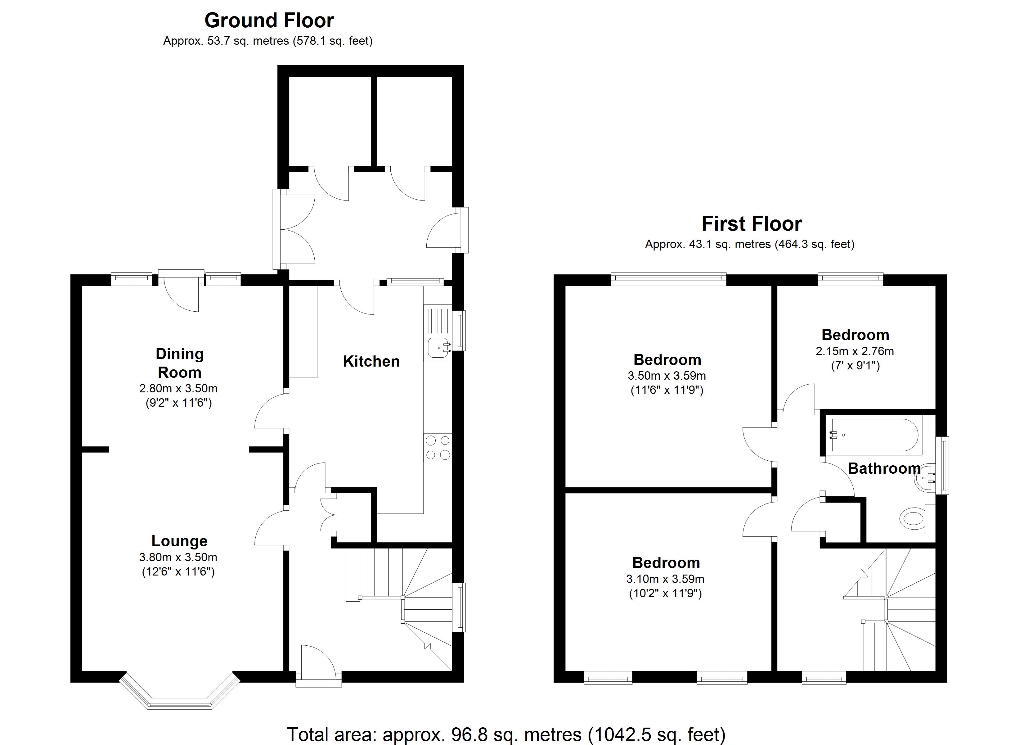 Floorplan for Fallowfield Road, Solihull