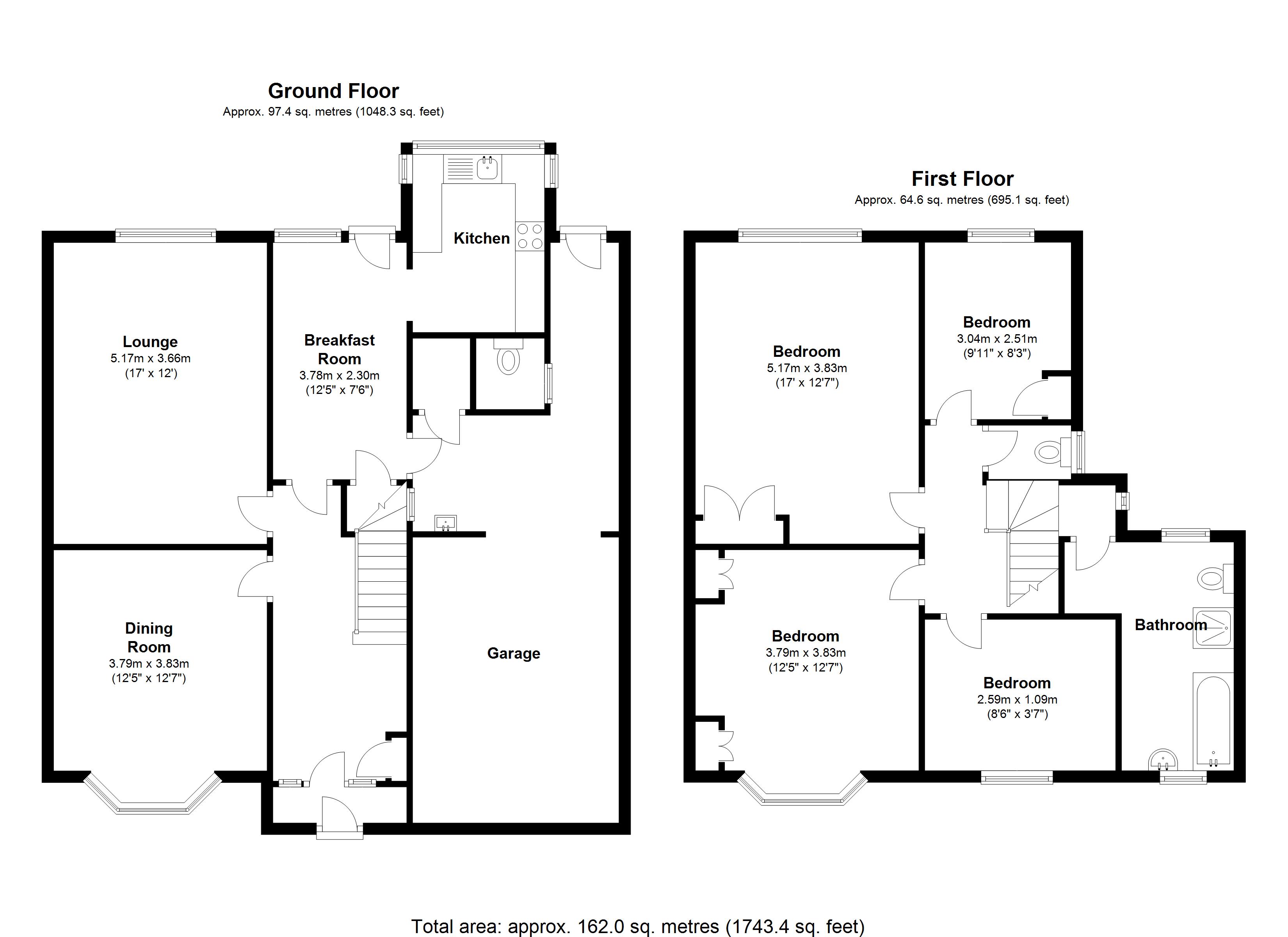 Floorplan for Buryfield Road, Solihull