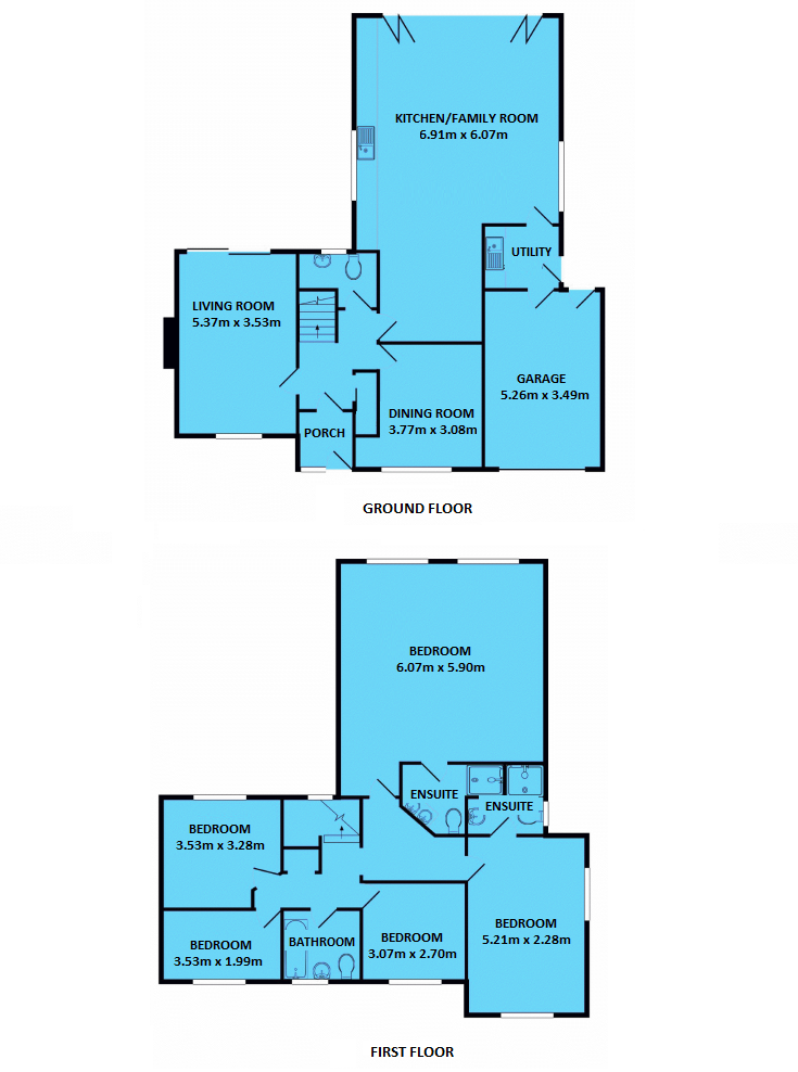 Floorplan for Earlswood Road, Dorridge