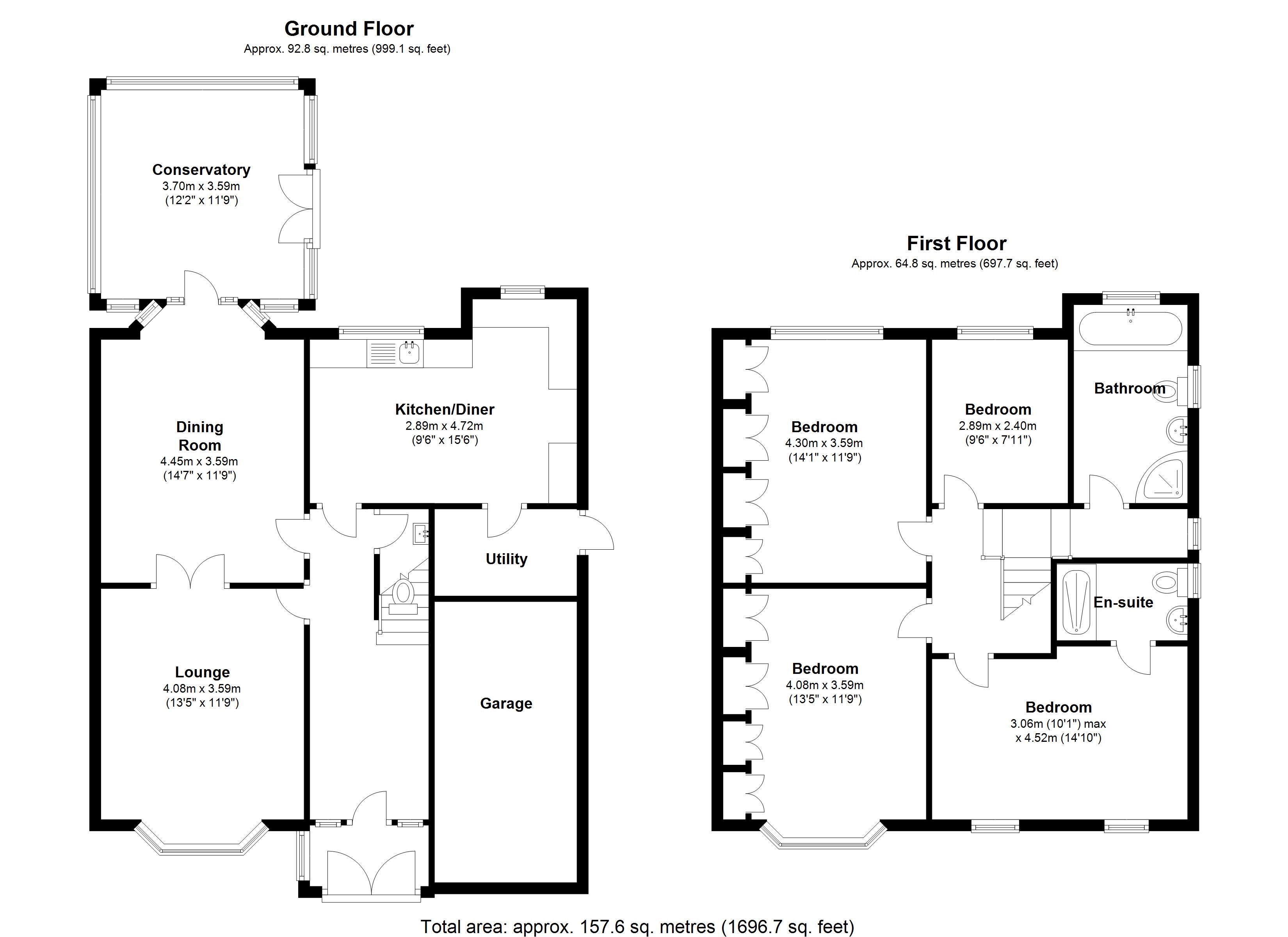 Floorplan for Buryfield Road, Solihull