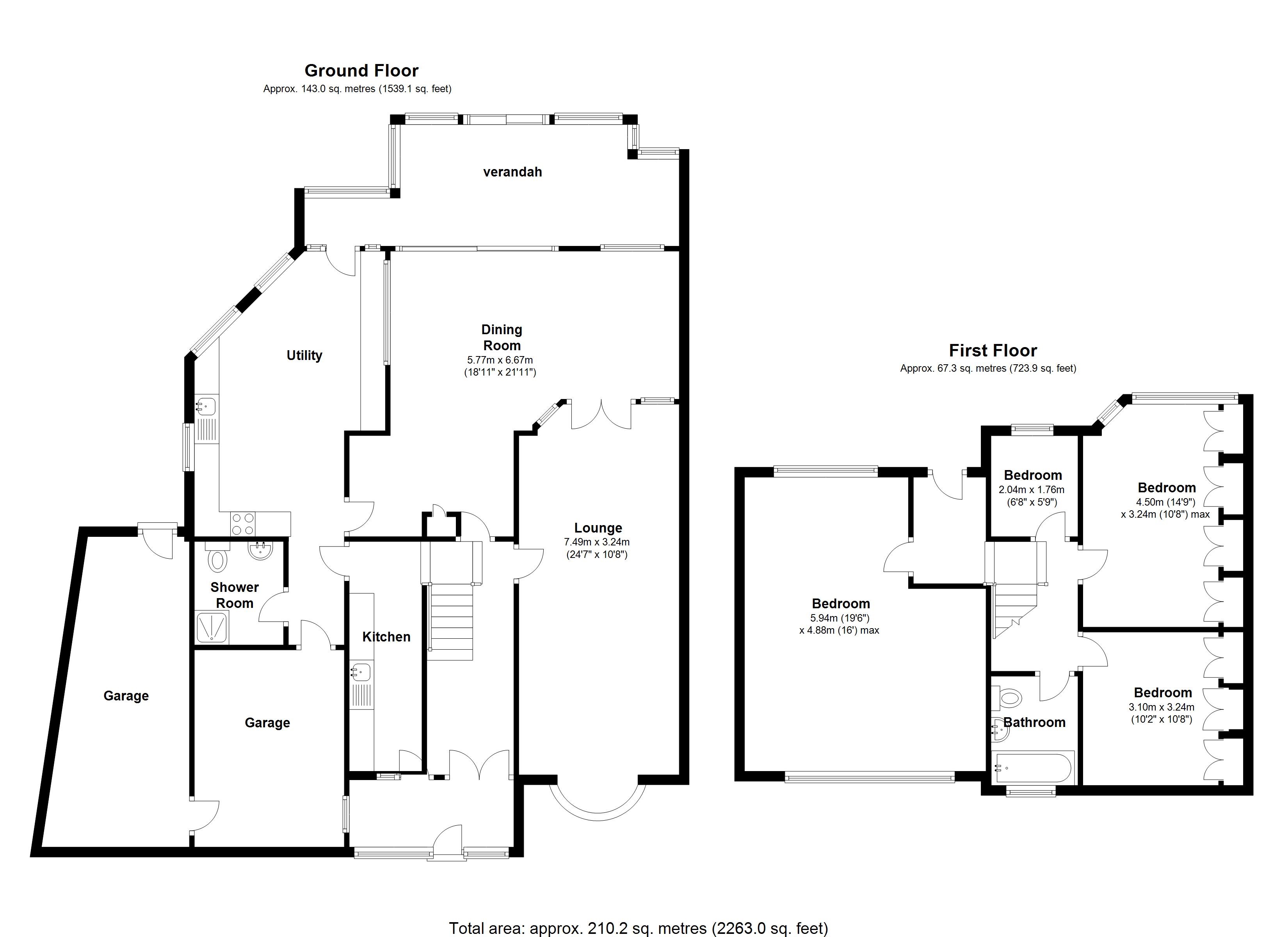 Floorplan for Valley Road, Solihull