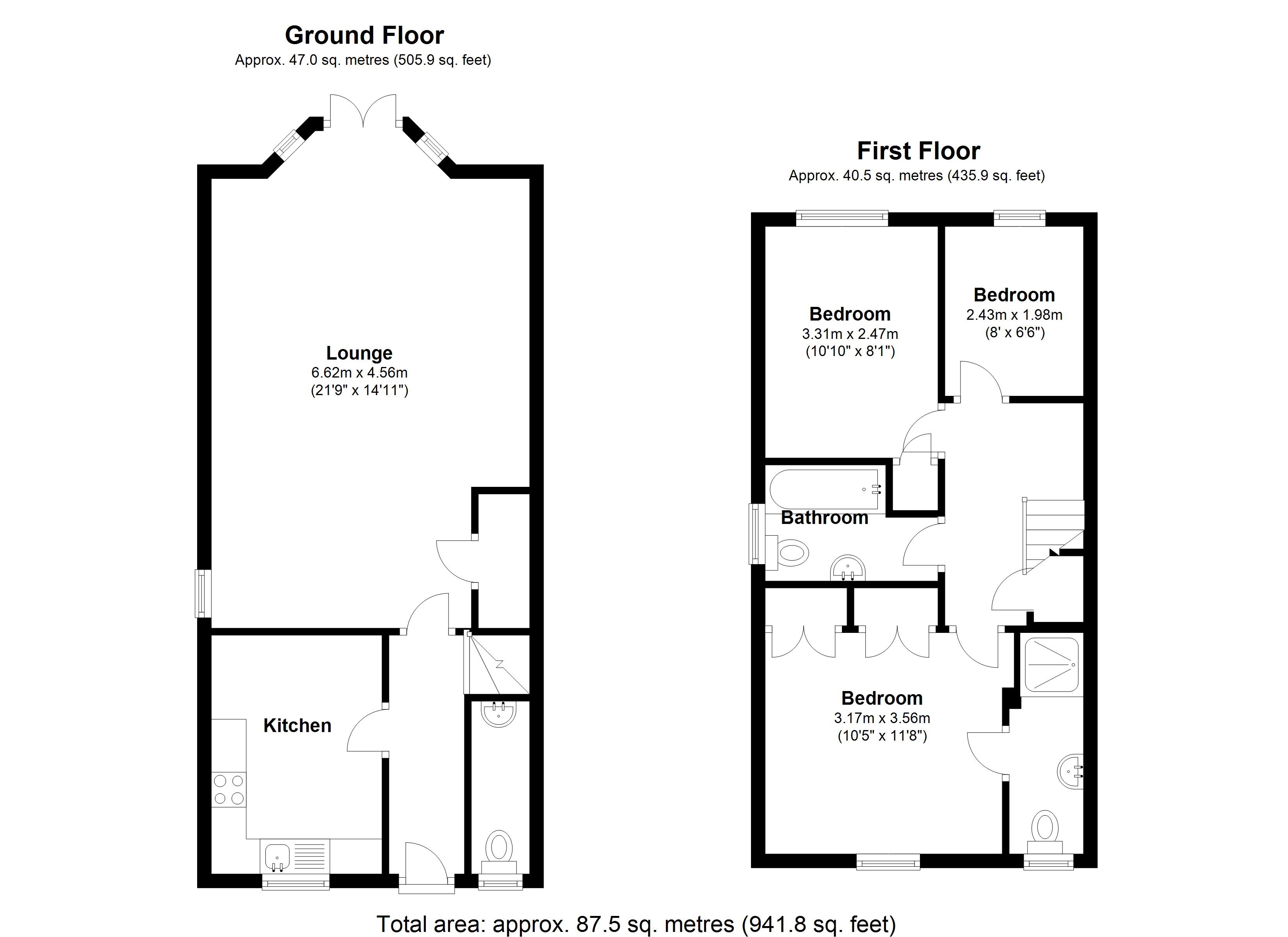 Floorplan for Loxley Square, Solihull