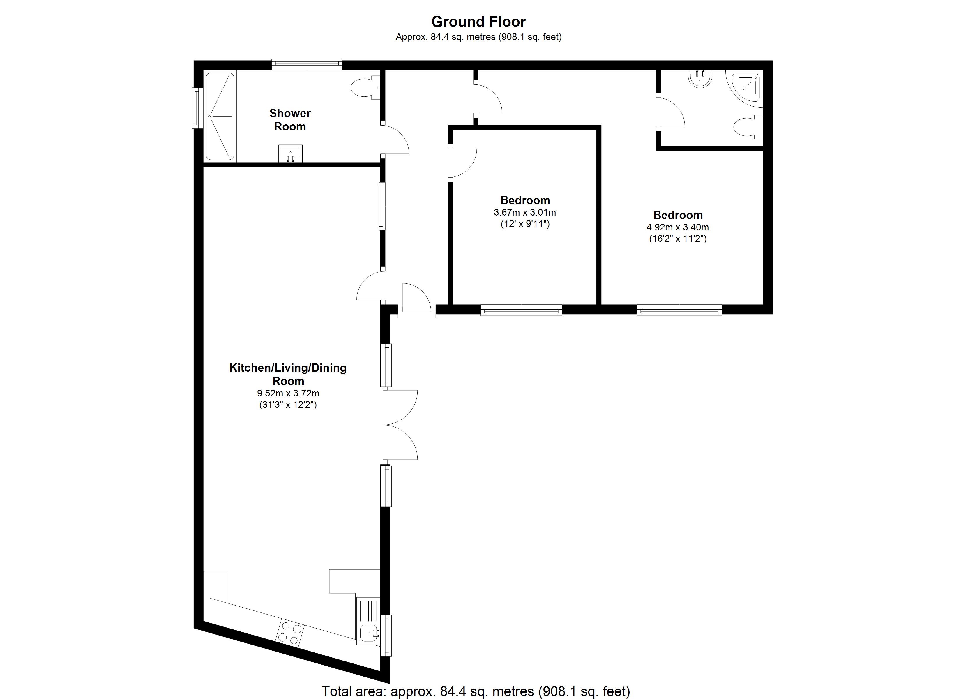 Floorplan for Kenilworth Road, Solihull