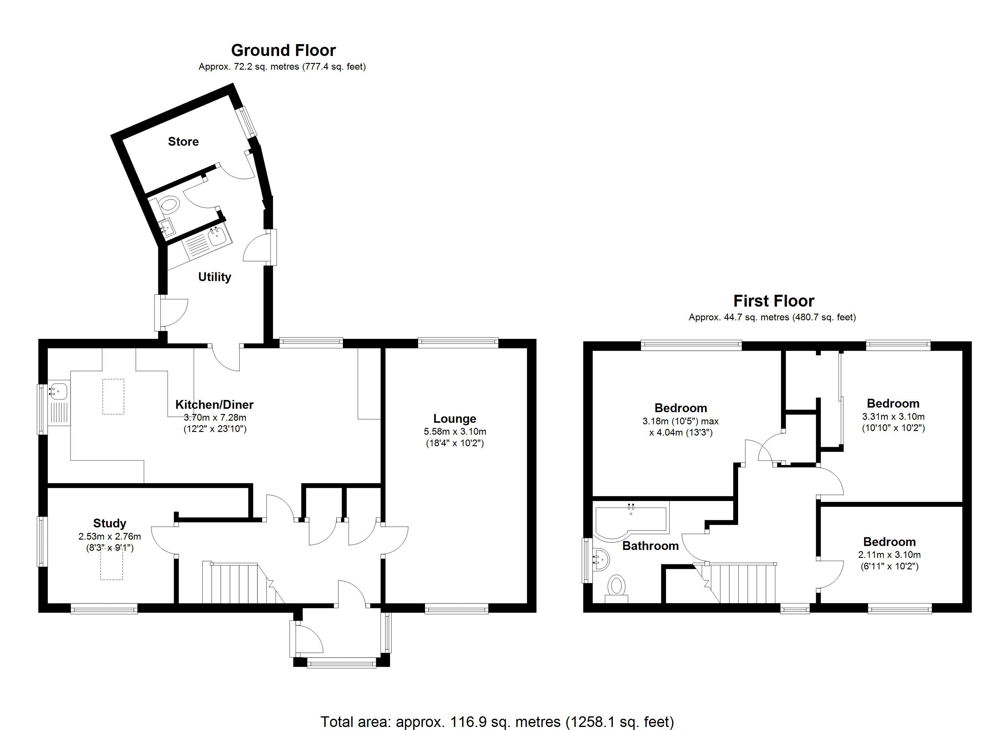 Floorplan for Slater Road, Solihull