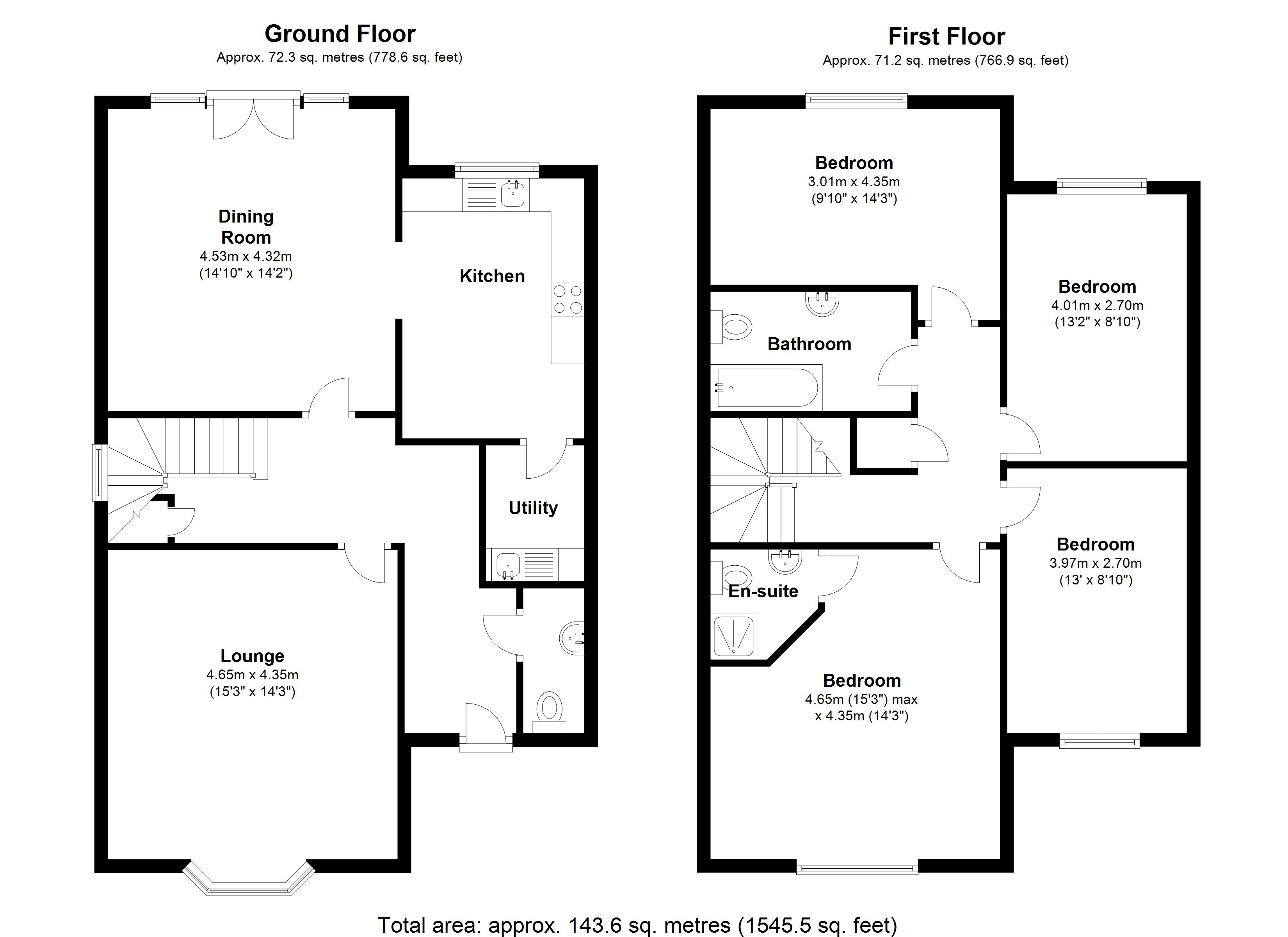 Floorplan for Malthouse Meadow, Solihull