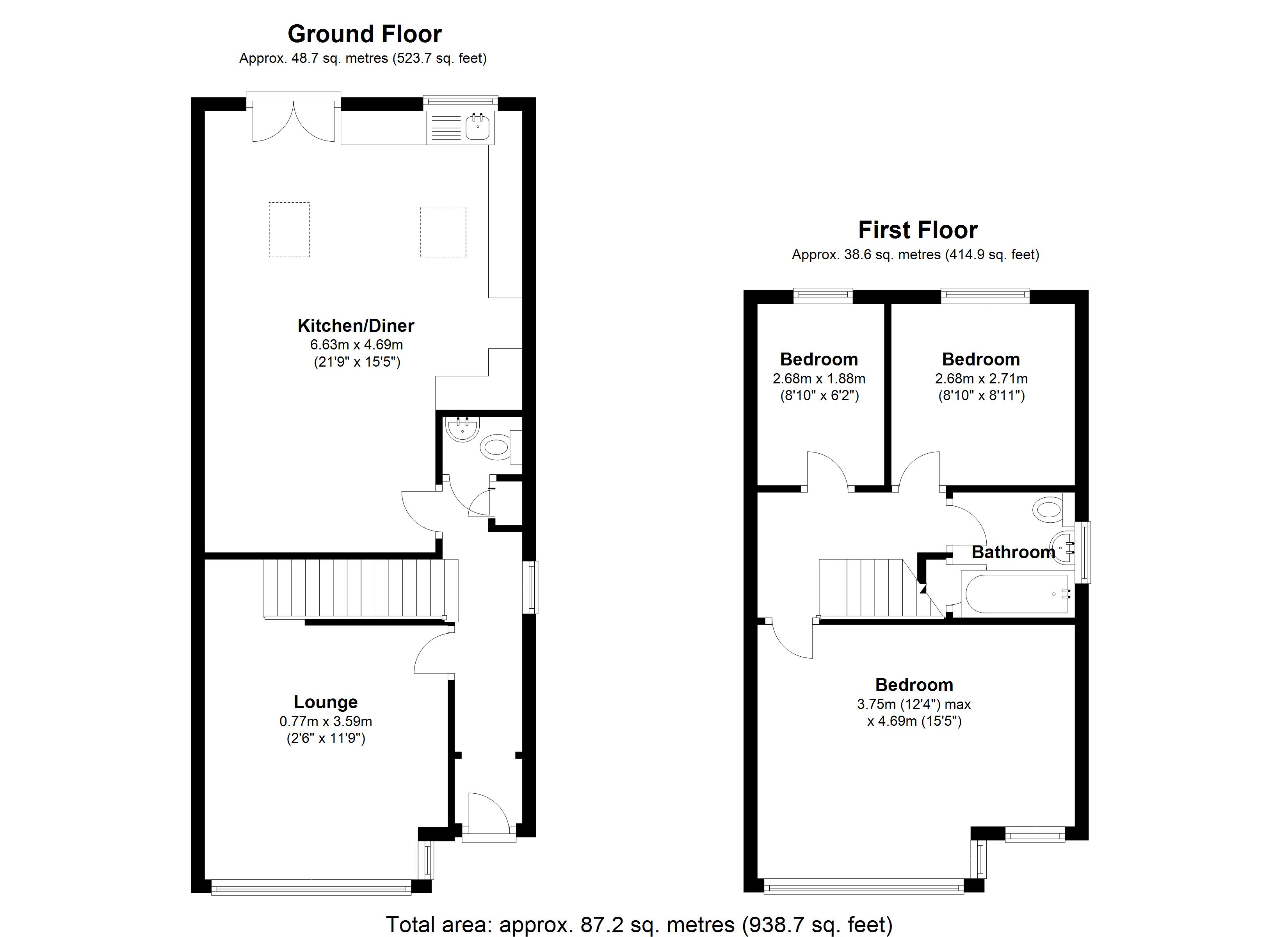 Floorplan for Redlands Road, Solihull