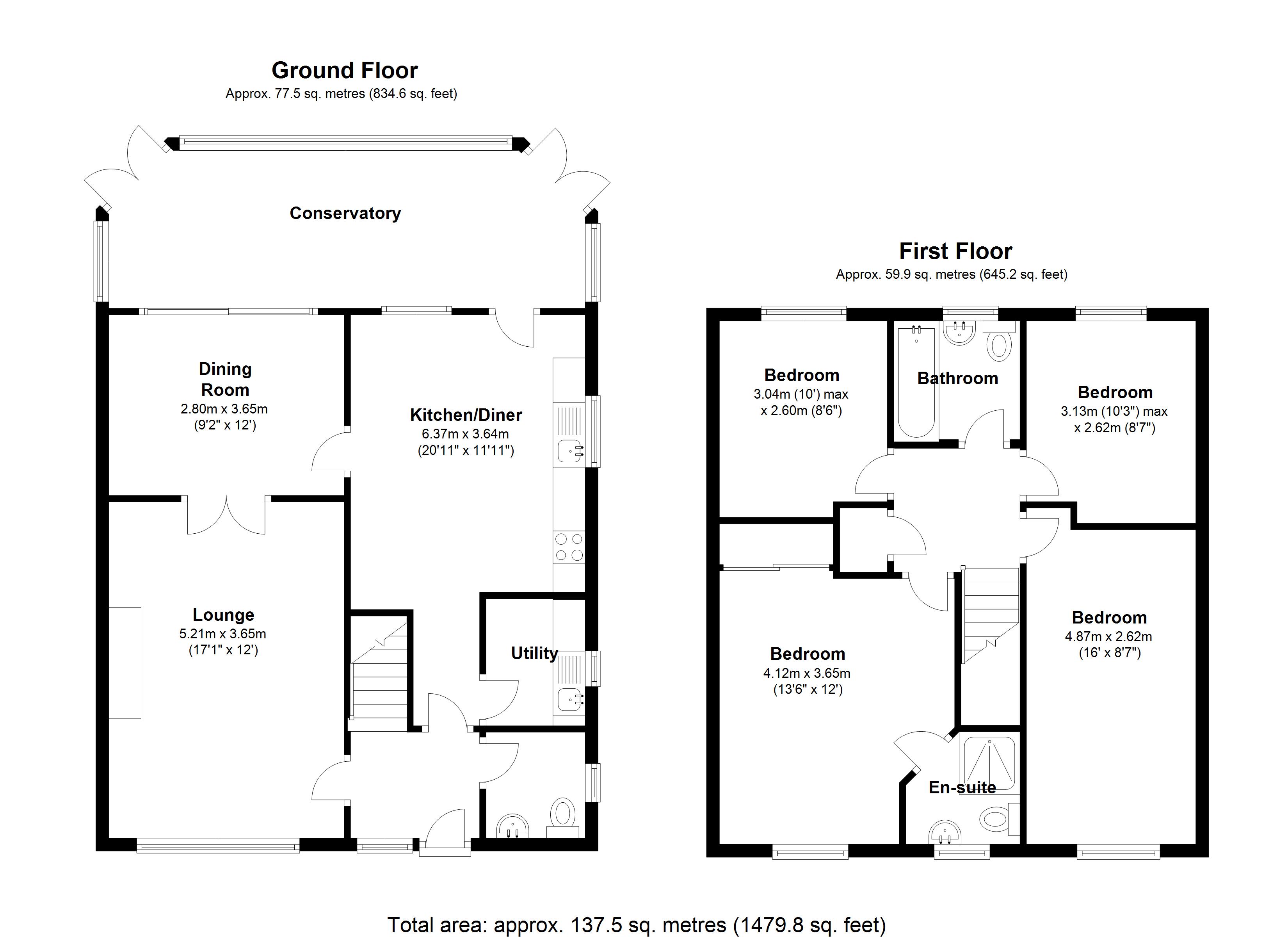 Floorplan for The Holdens, Birmingham