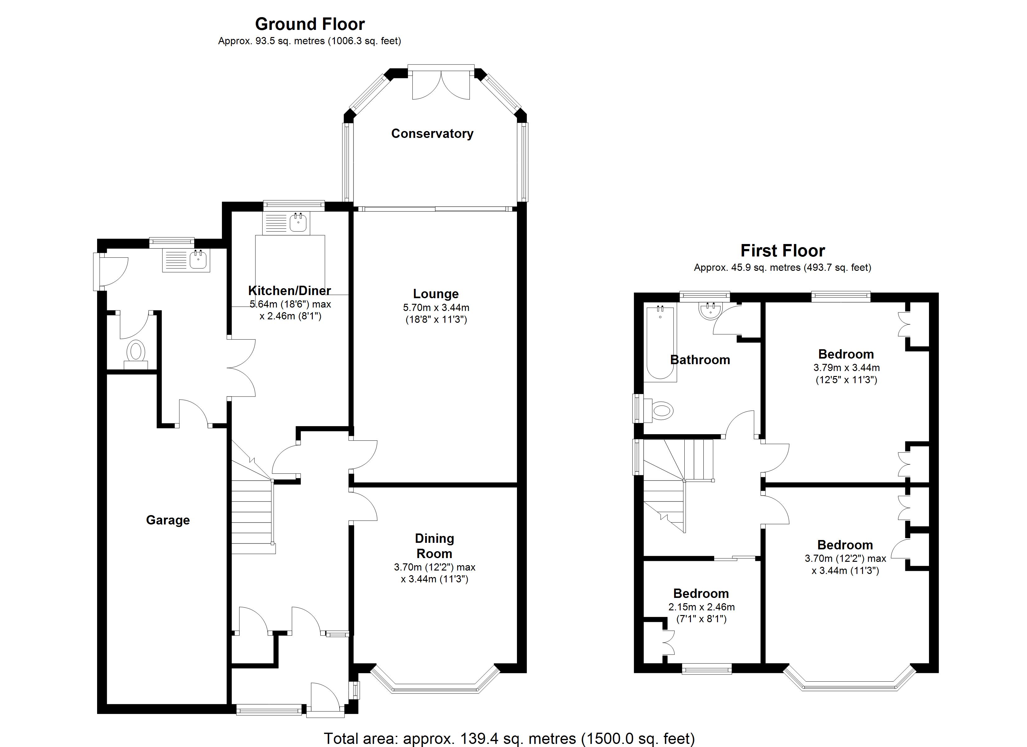 Floorplan for Chapel Fields Road, Solihull