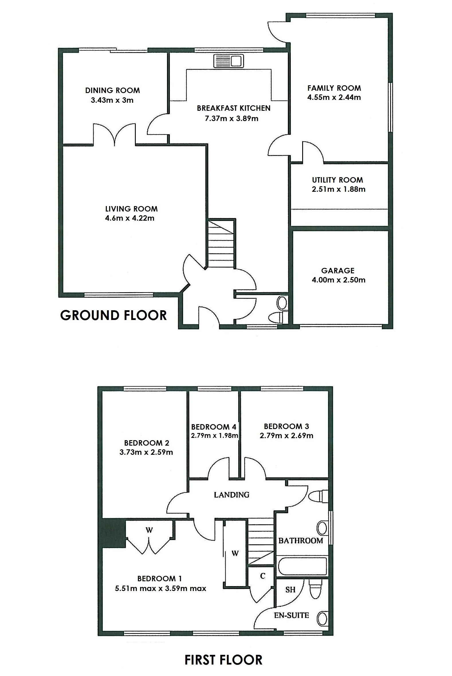 Floorplan for Waldeve Grove, Solihull