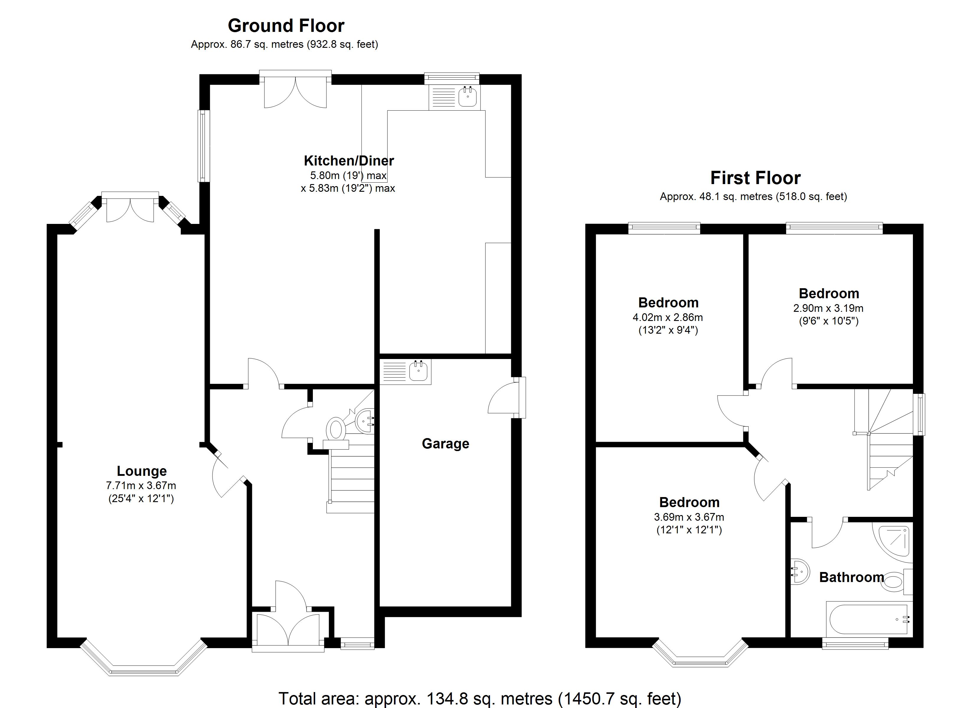 Floorplan for Warwick Road, Solihull