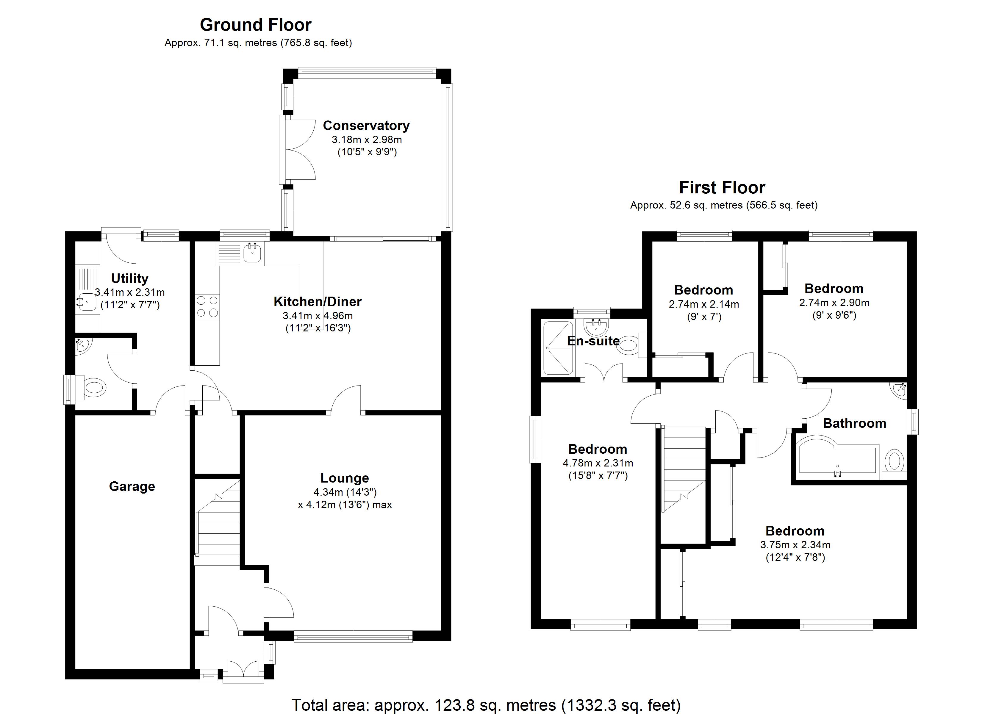 Floorplan for Pensham Croft, Solihull
