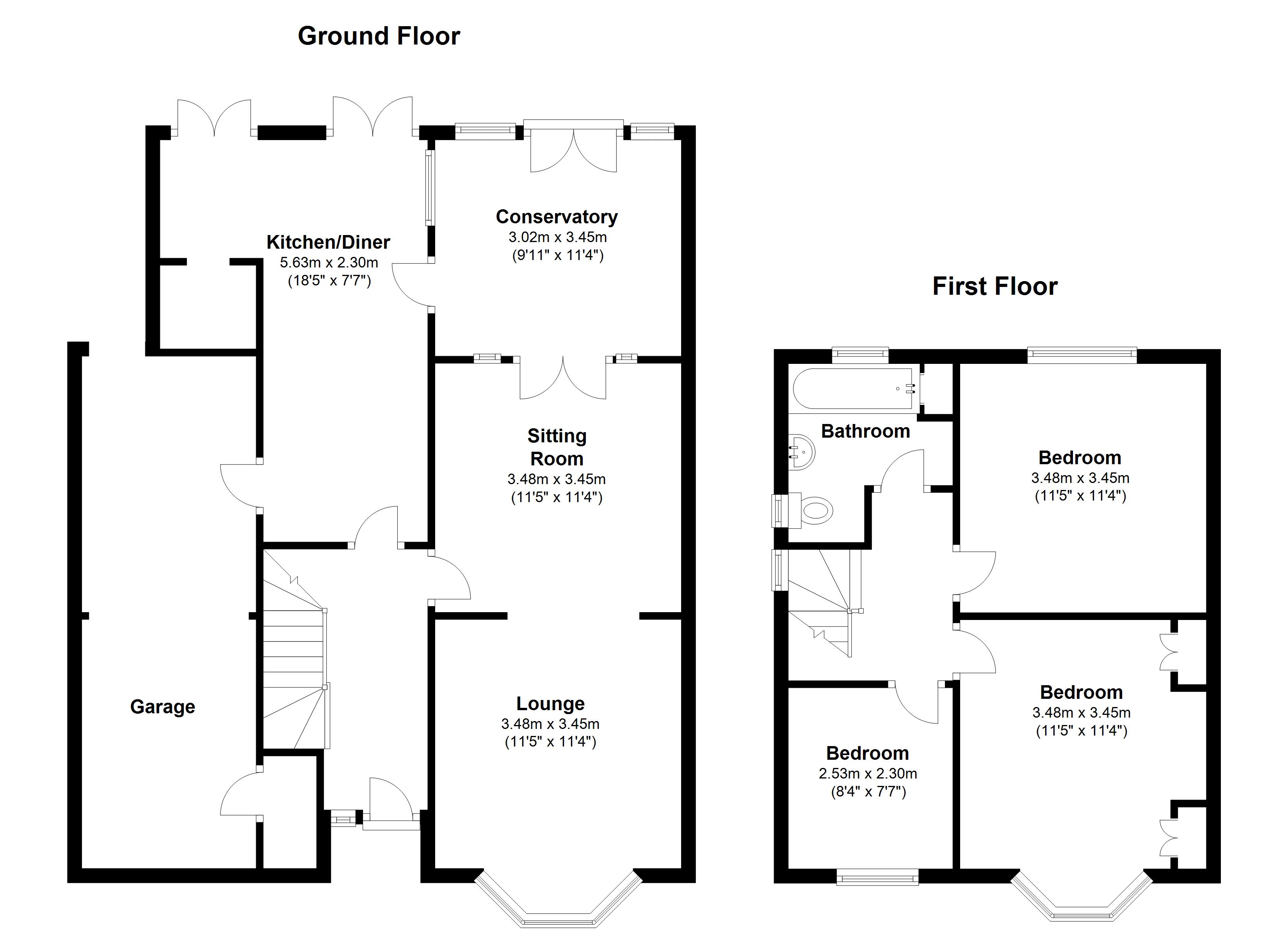 Floorplan for Wagon Lane, Solihull