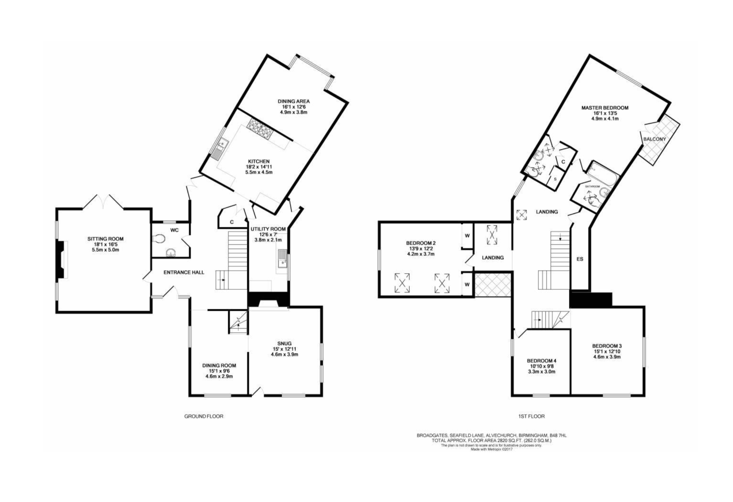 Floorplan for Seafield Lane, Birmingham