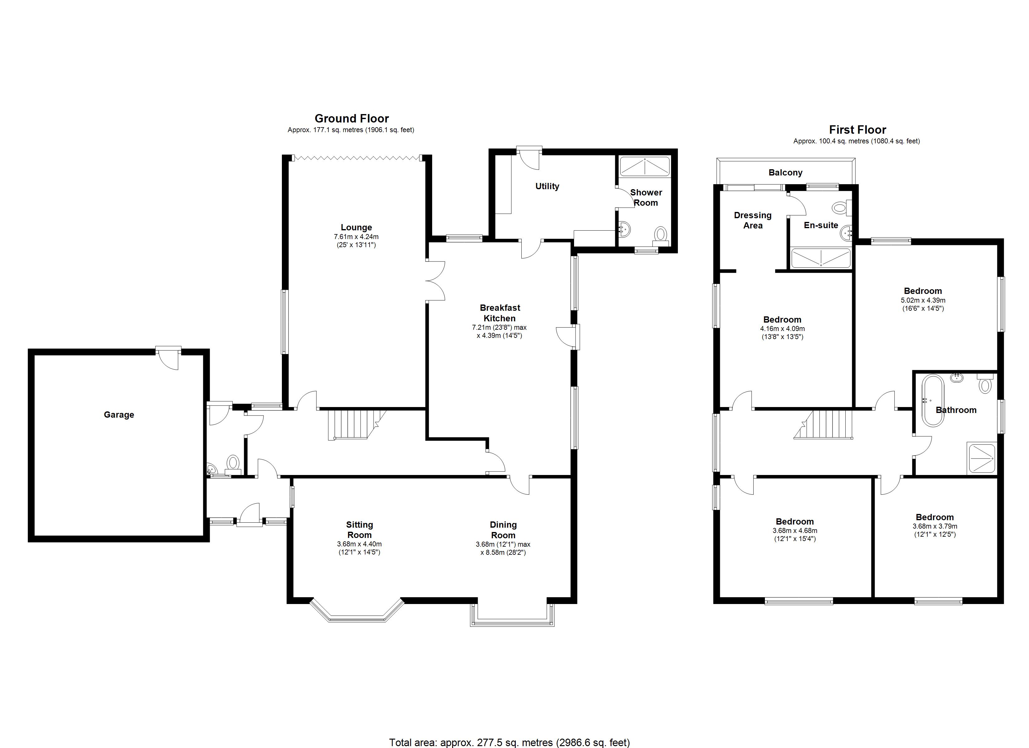 Floorplan for Kenilworth Road, Coventry