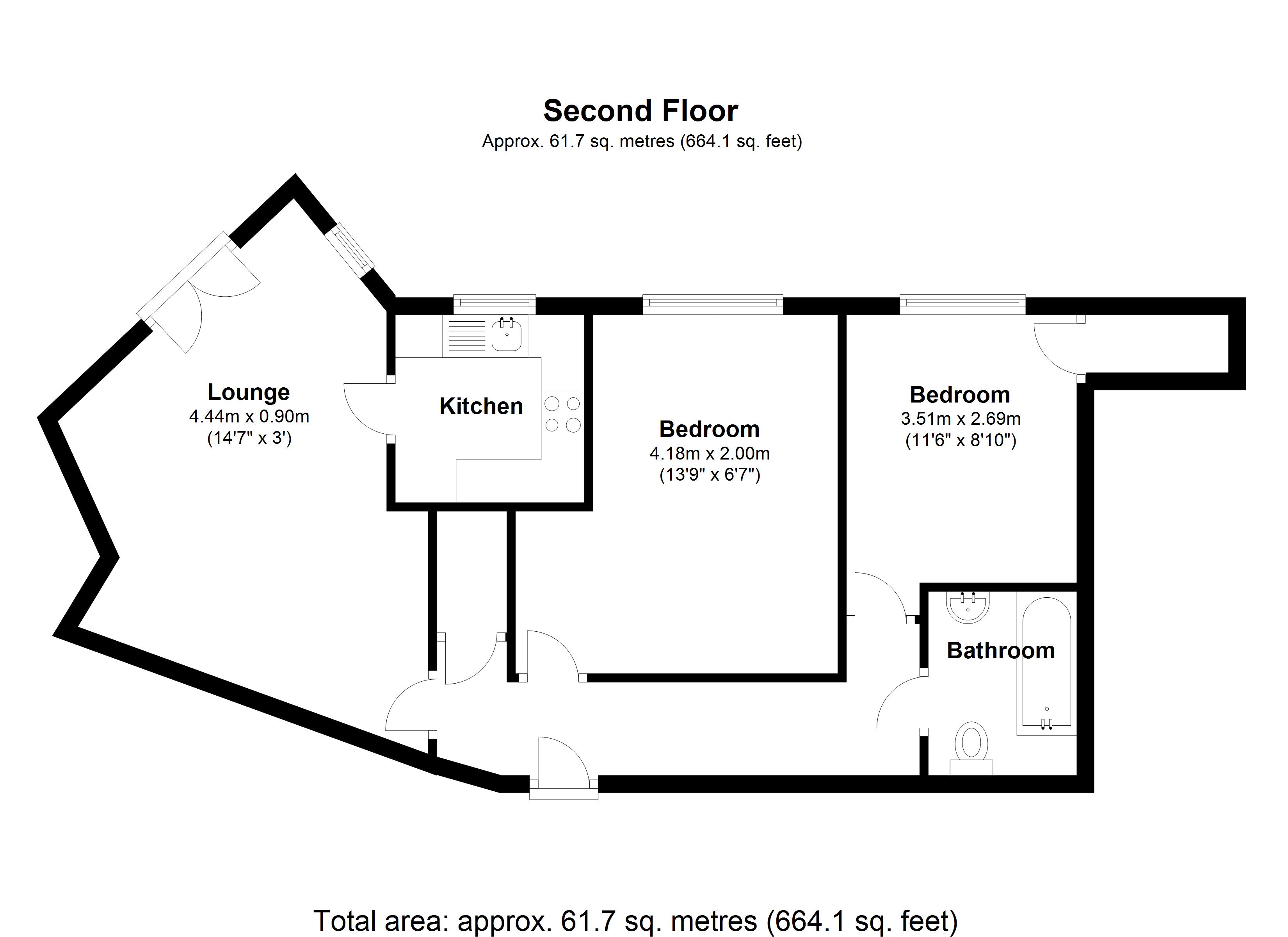 Floorplan for Orchard Court, Solihull