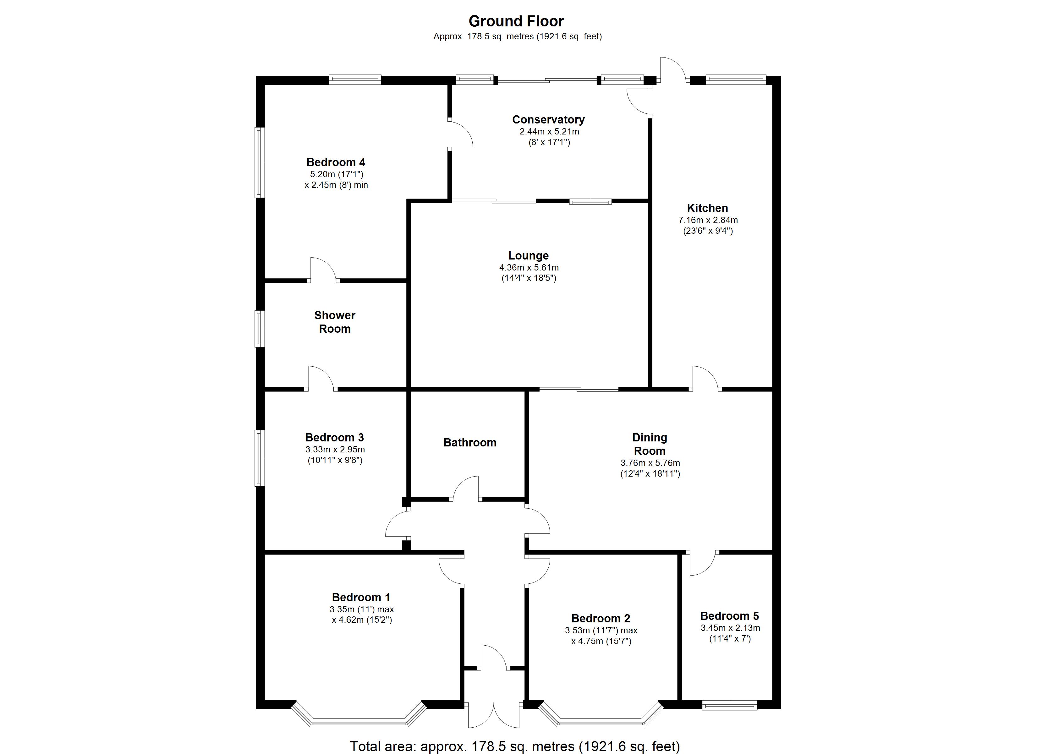 Floorplan for Houndsfield Lane, Solihull
