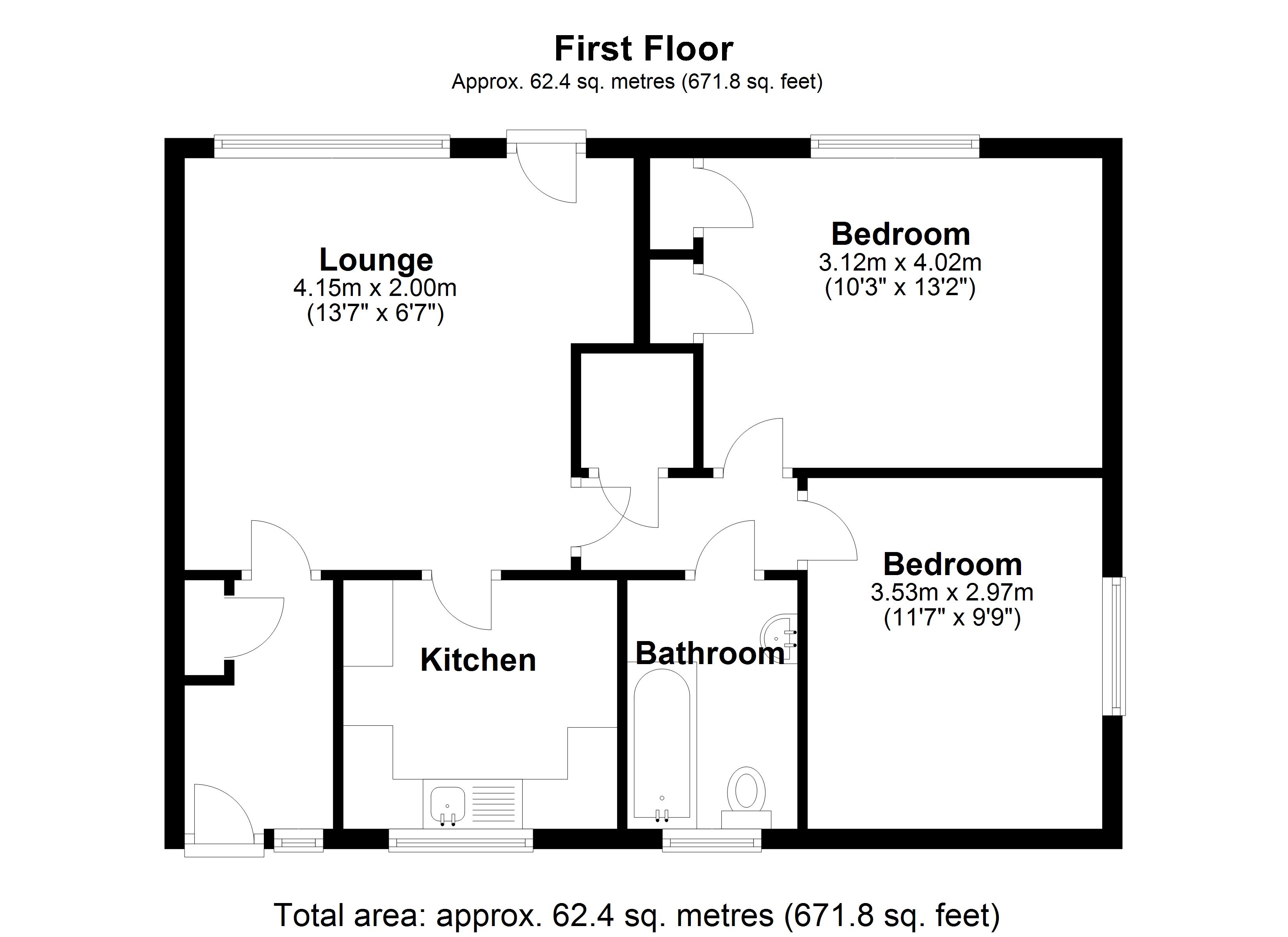 Floorplan for Meadow Drive, Solihull