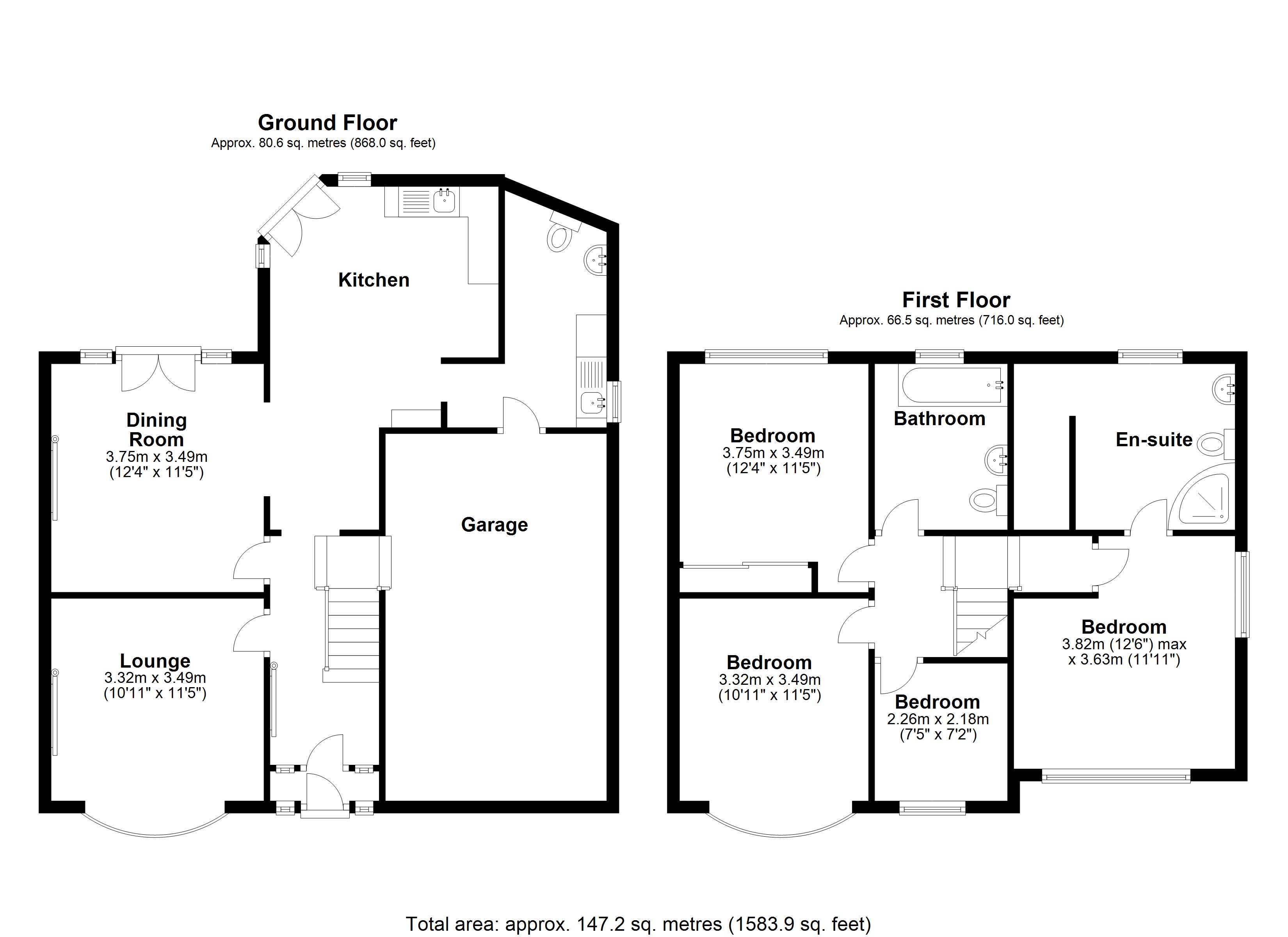 Floorplan for Edenbridge Road, Birmingham