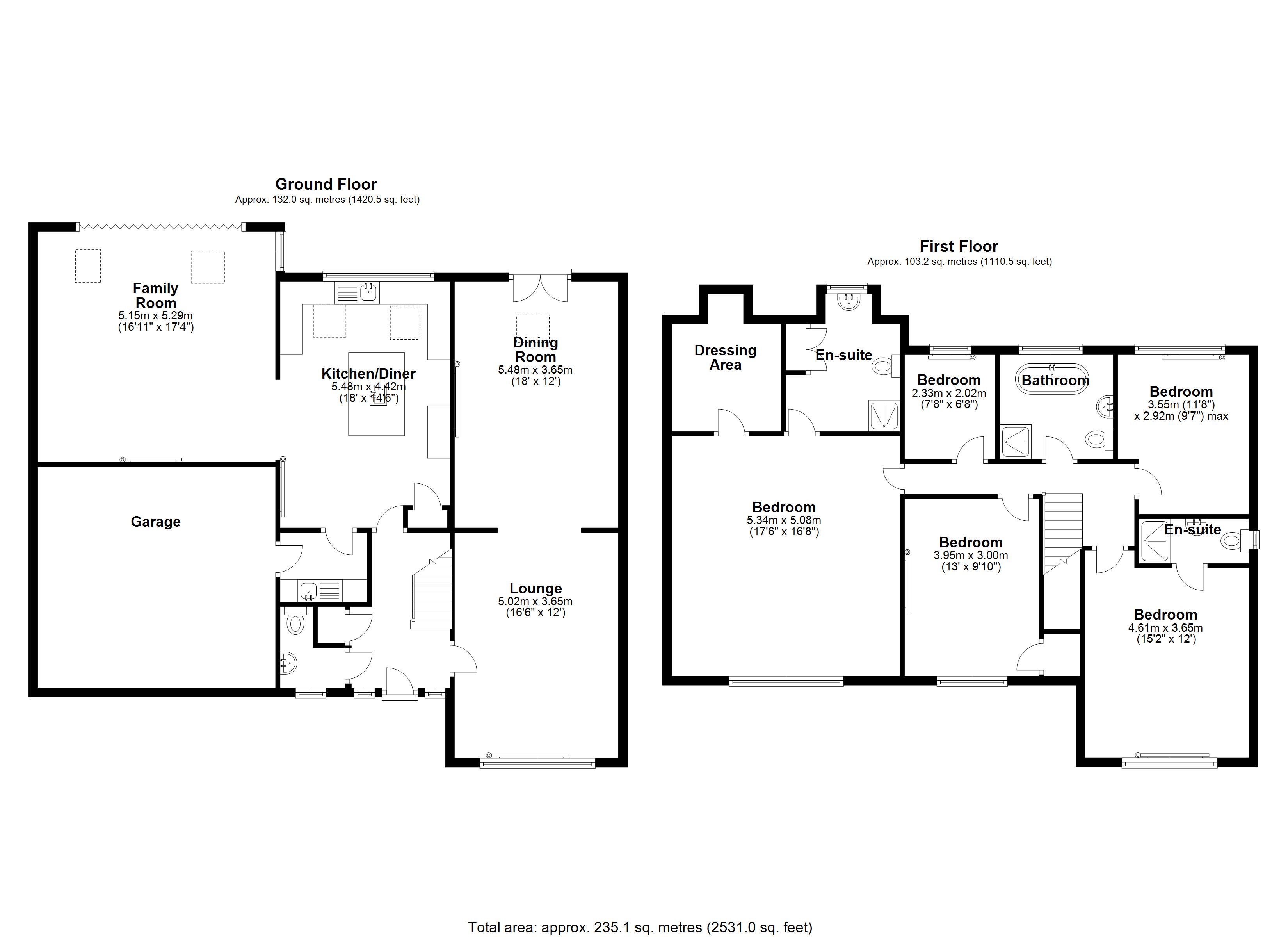 Floorplan for Brockhurst Lane, Solihull