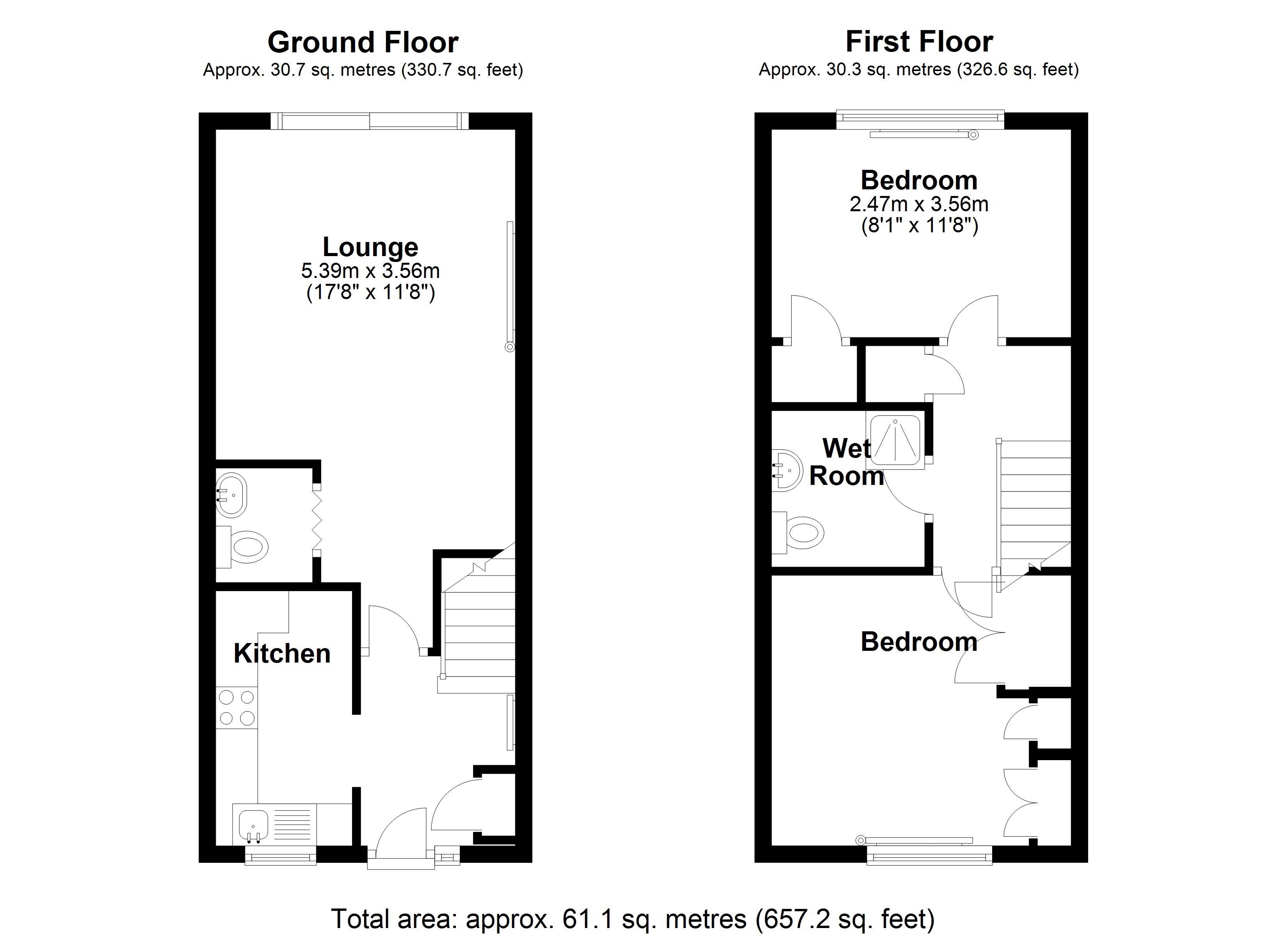 Floorplan for Winchcombe Road, Solihull