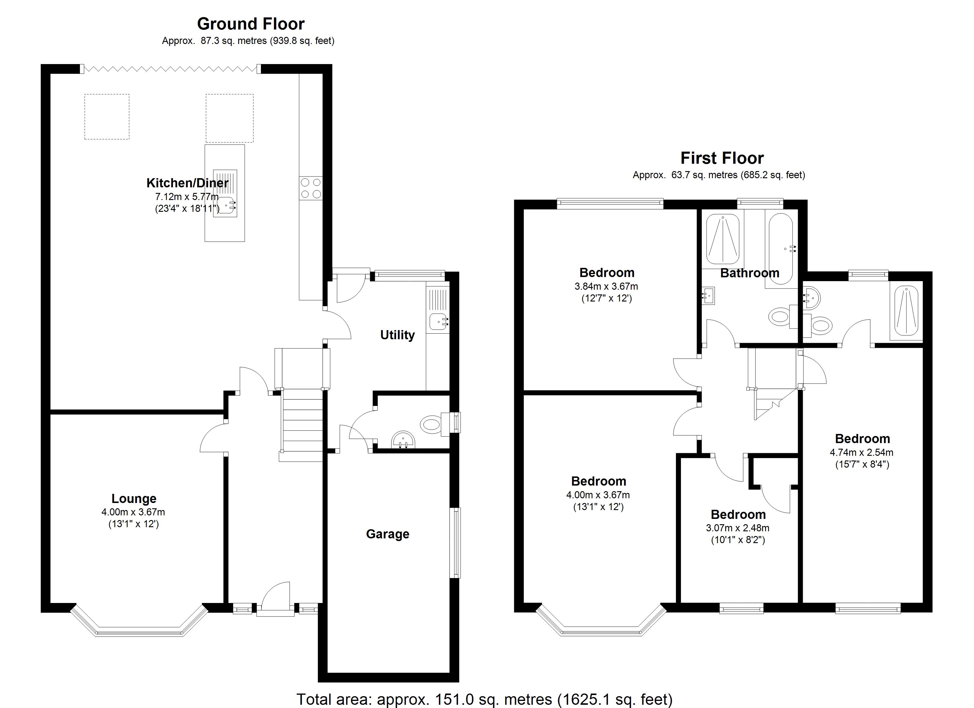 Floorplan for Bryanston Road, Solihull