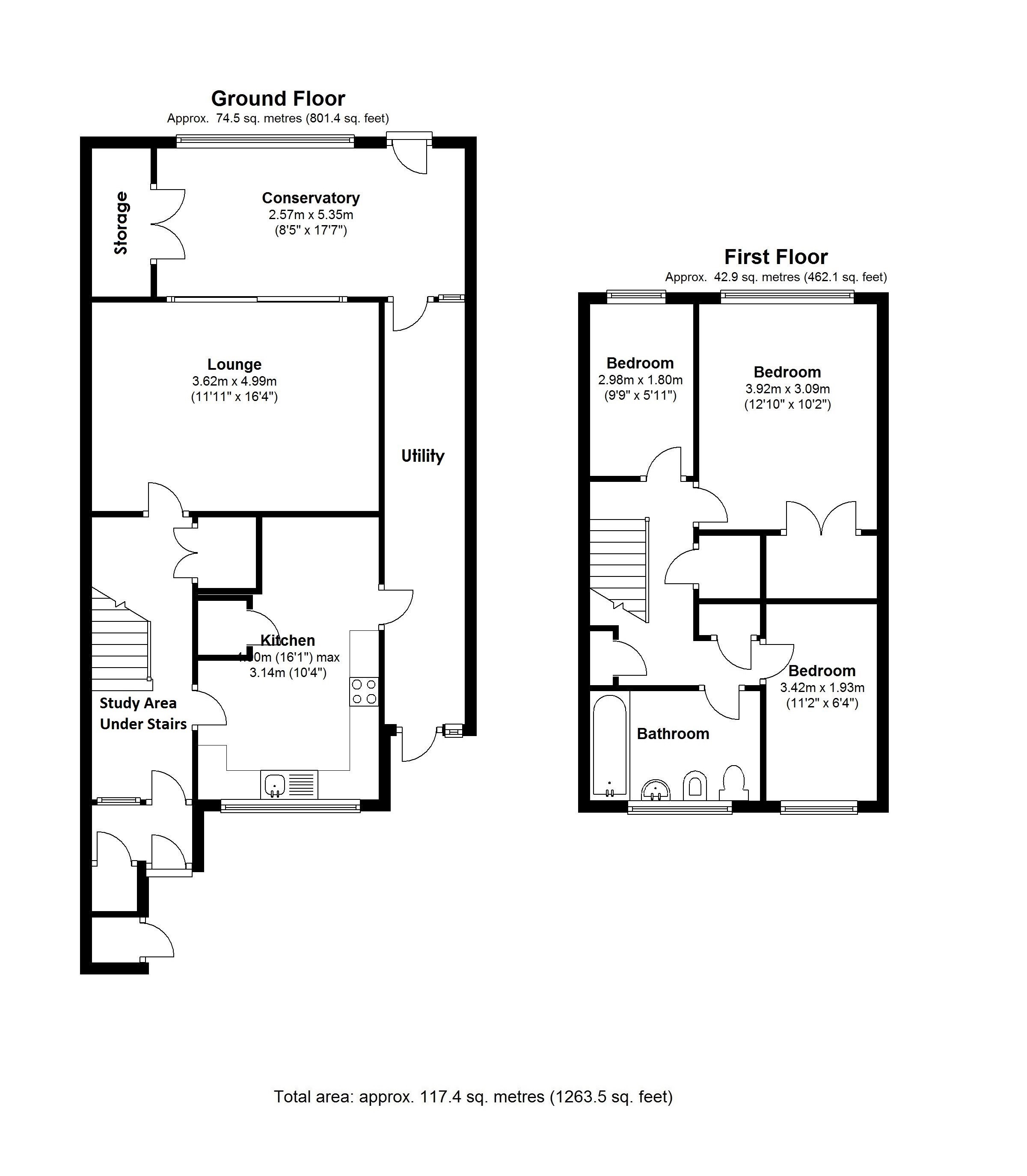 Floorplan for Aylesbury Road, Hockley Heath