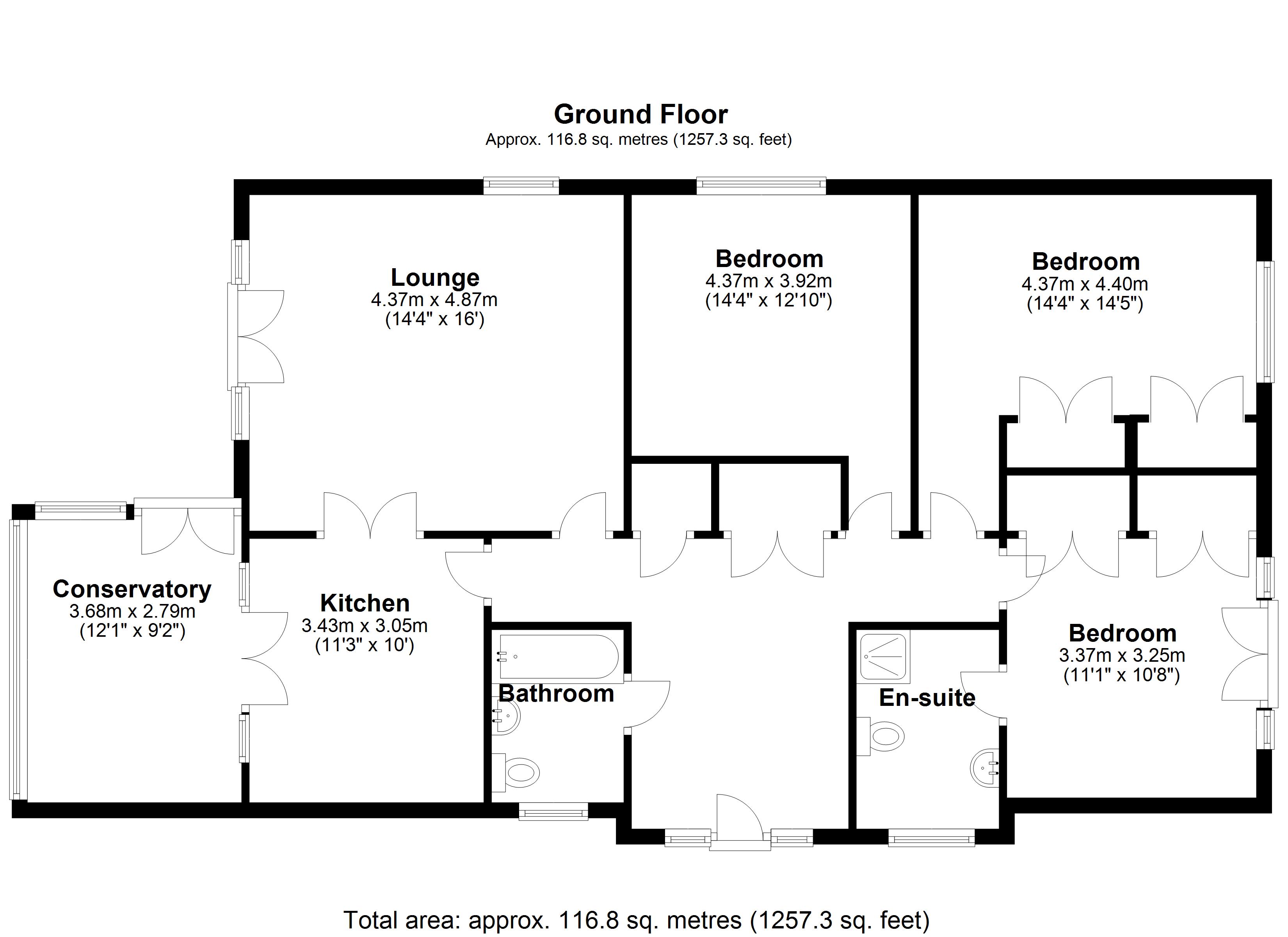 Floorplan for Boden Gardens, Birmingham