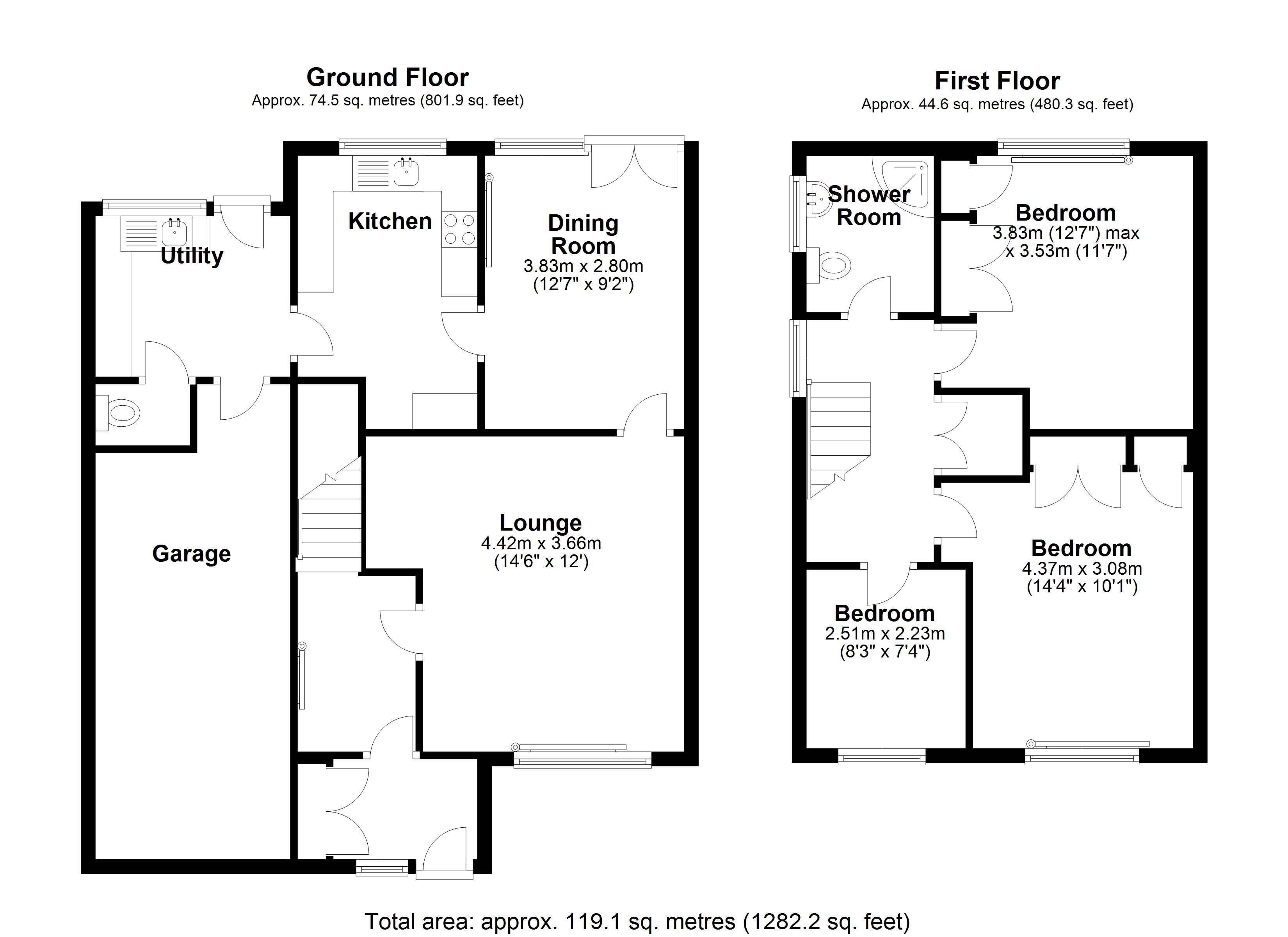 Floorplan for Ravenswood Drive, Solihull