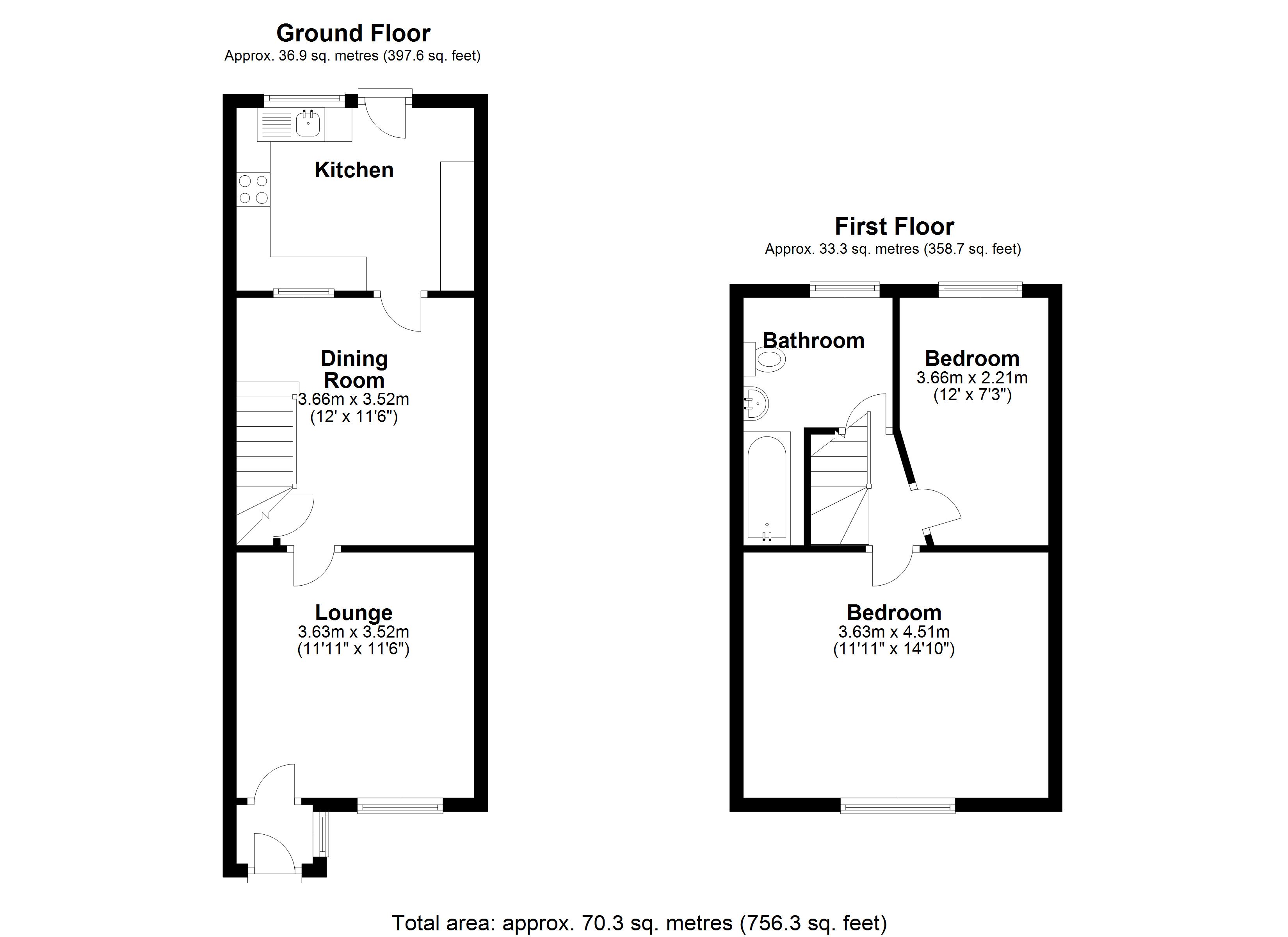 Floorplan for Damson Lane, Solihull