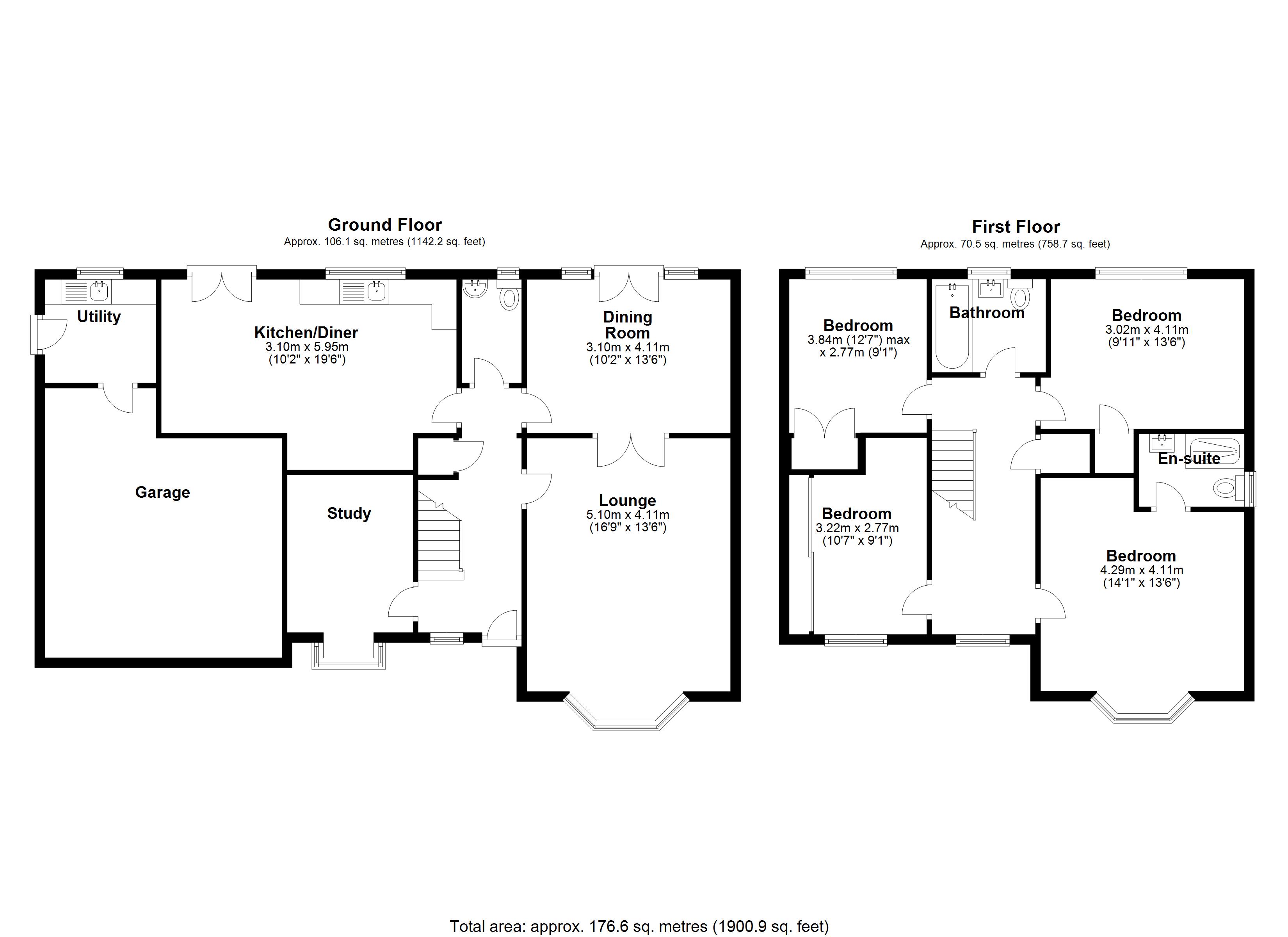 Floorplan for Walton Croft, Solihull