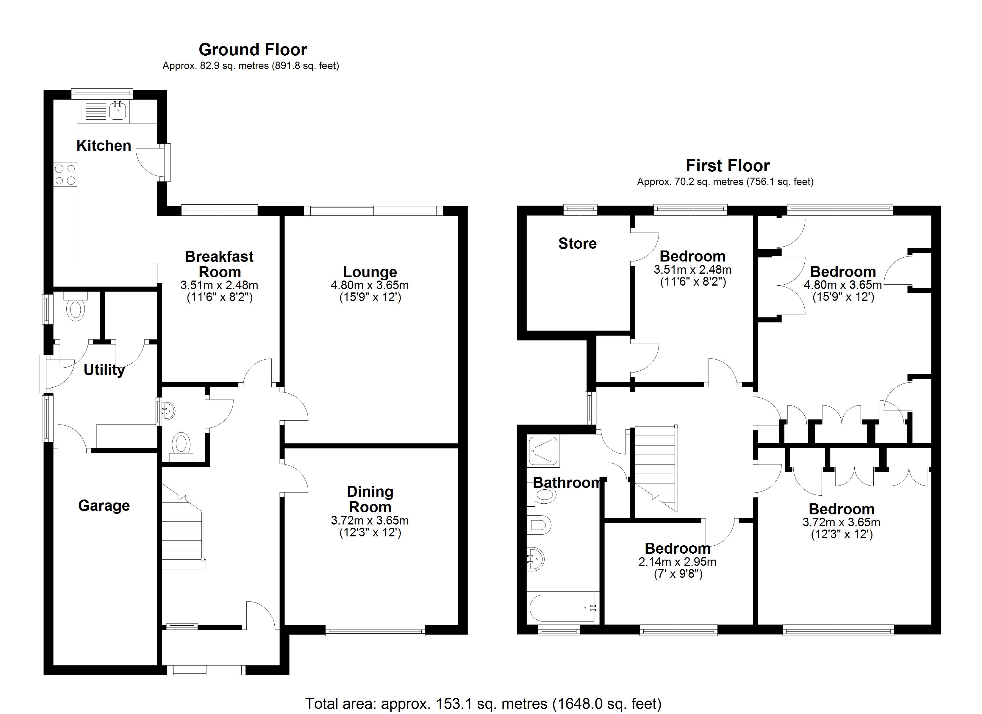Floorplan for Ferndown Road, Solihull