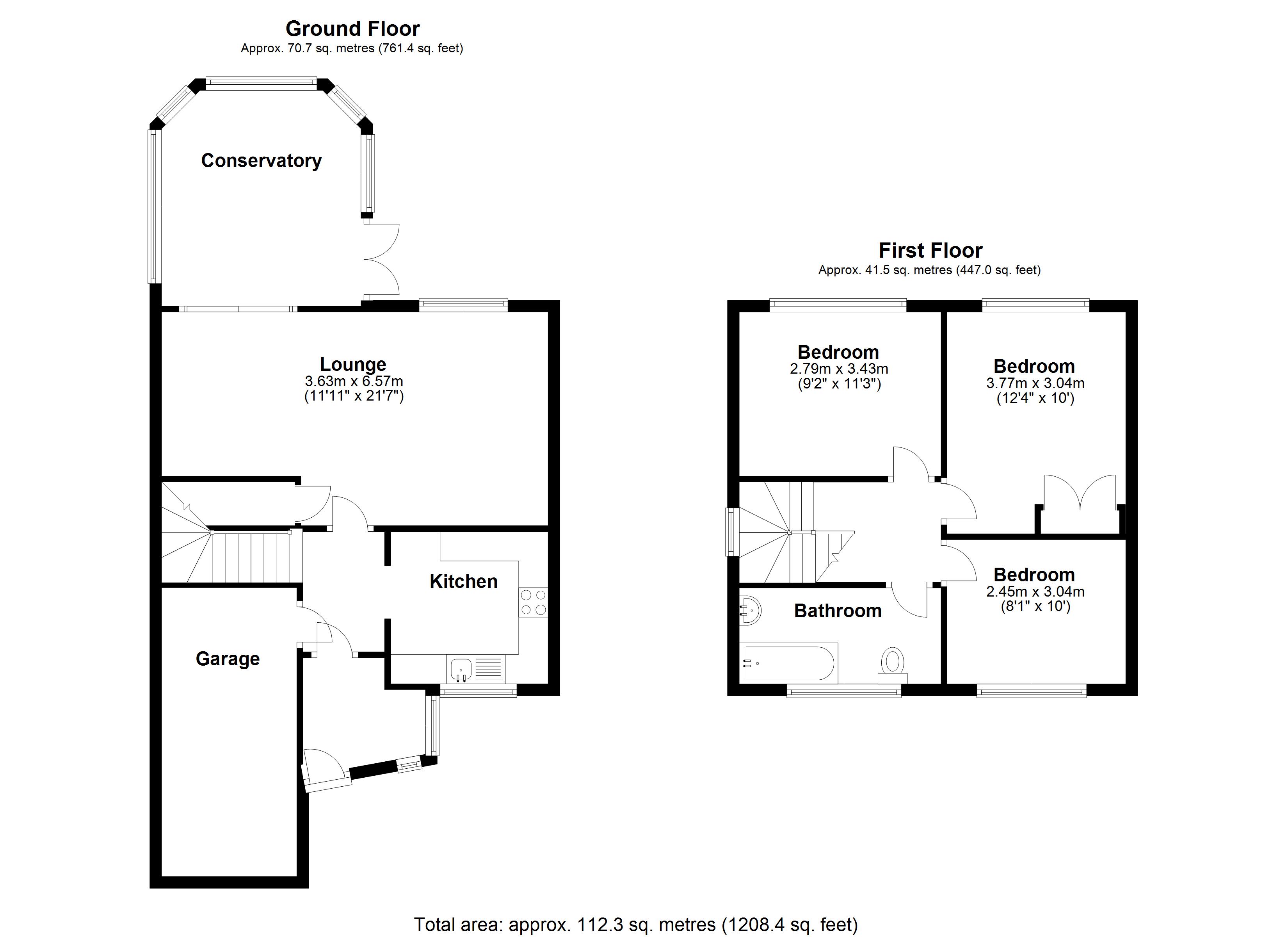 Floorplan for Swanswell Road, Solihull