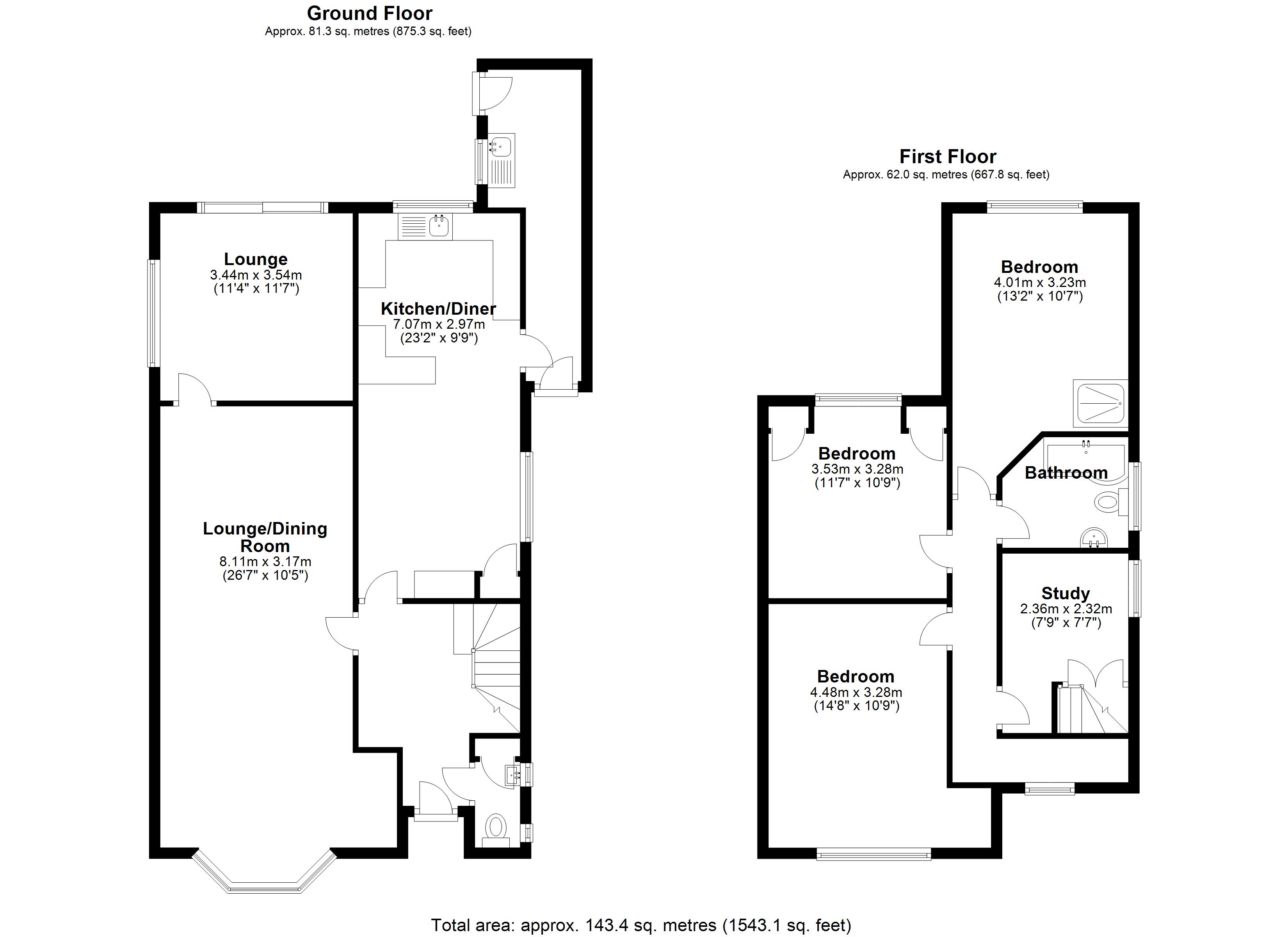 Floorplan for Warwick Road, Solihull